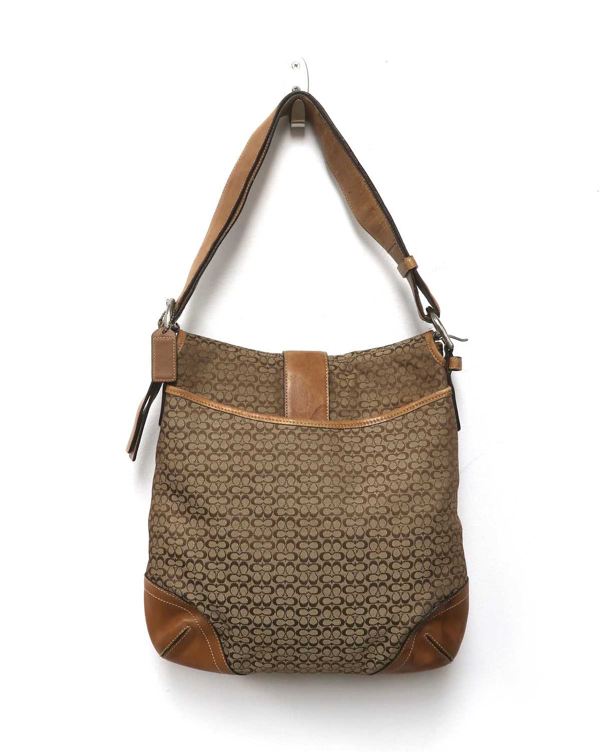 Vintage Coach Soho Signature Flap Shoulder Bag