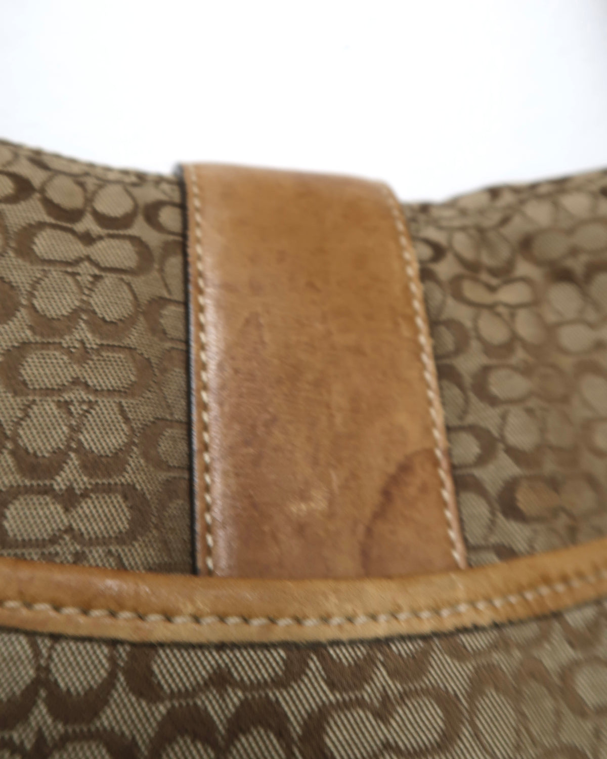 Vintage Coach Soho Signature Flap Shoulder Bag