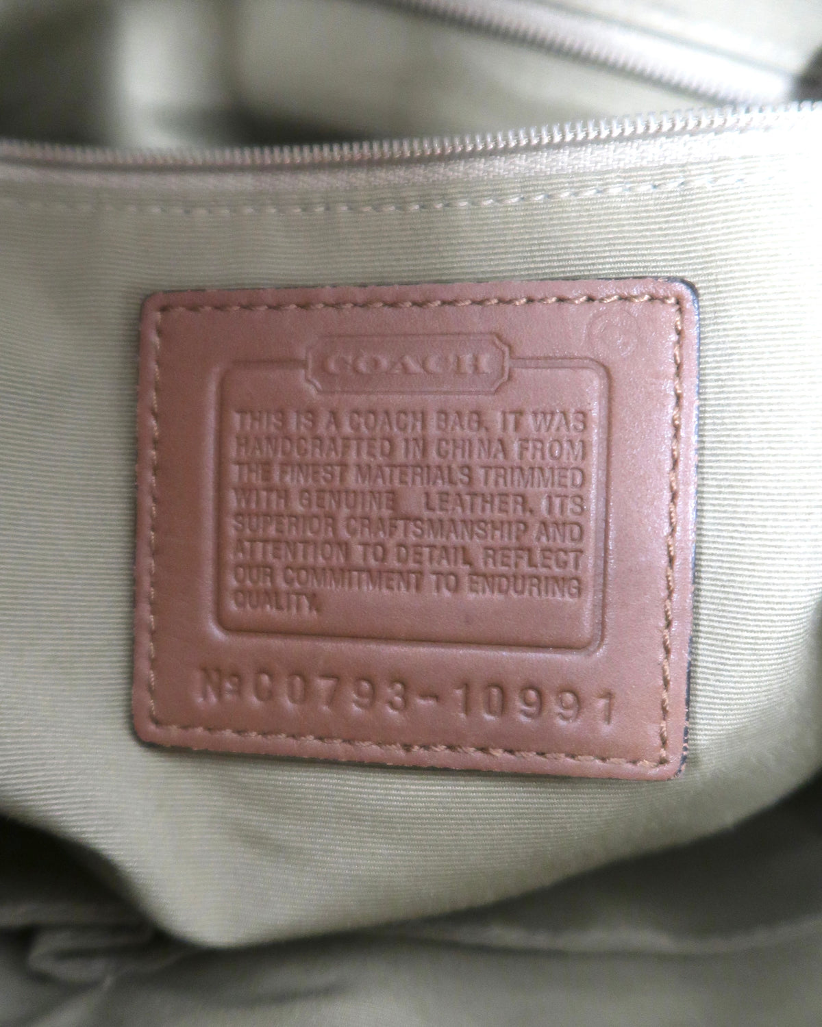 Vintage Coach Signature Chelsea Hobo Bag