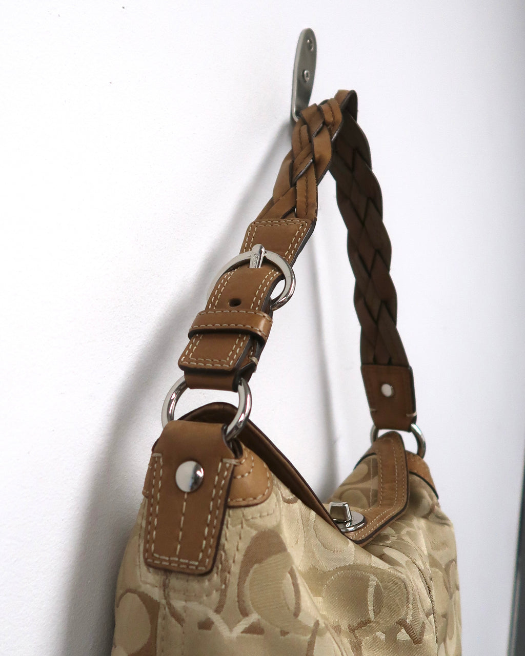 Vintage Coach Signature Chelsea Hobo Bag