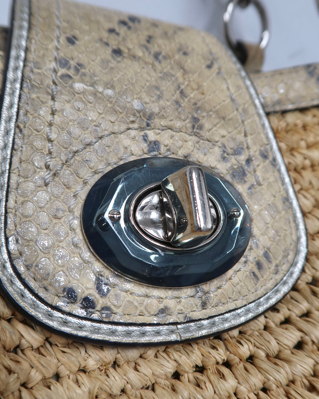Coach Hamptons Straw Tote Bag