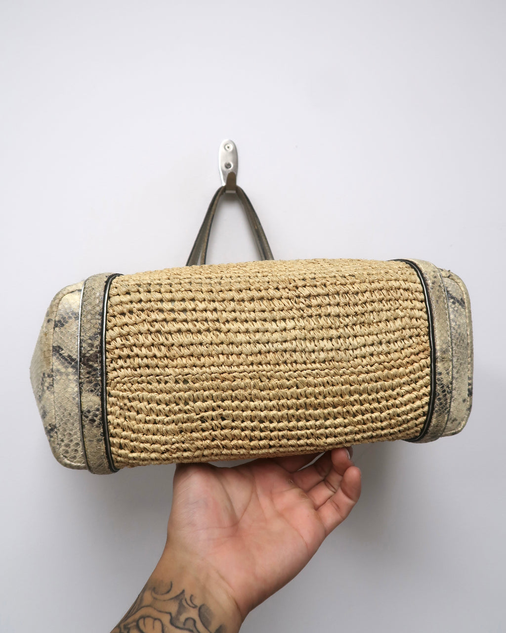 Coach Hamptons Straw Tote Bag