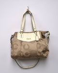 Coach Ashley Dotted Op Art carryall handbag