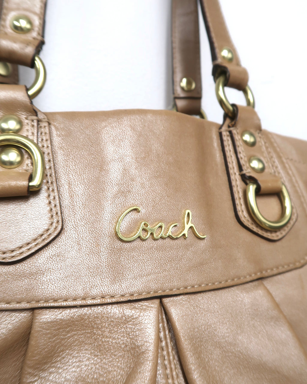Coach Ashley Leather Shoulder Bag