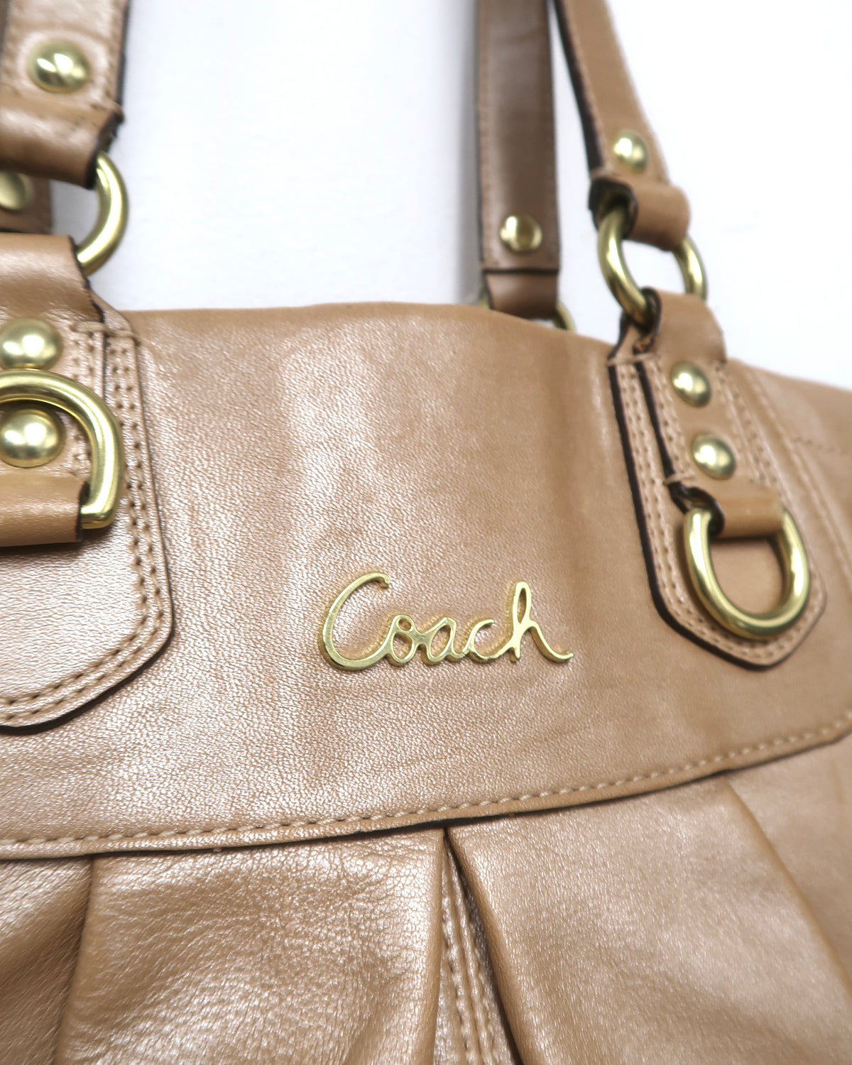 Coach Ashley Leather Shoulder Bag