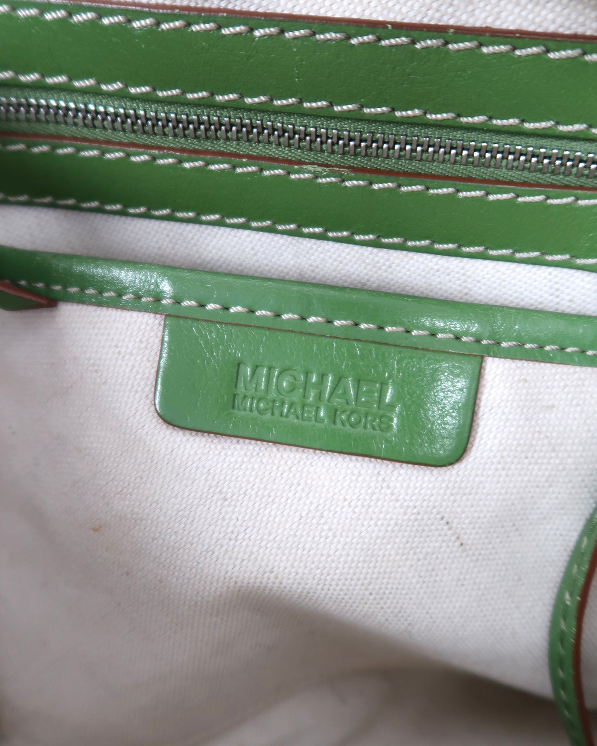 Vintage Michael Kors Astor Studded Leather Satchel