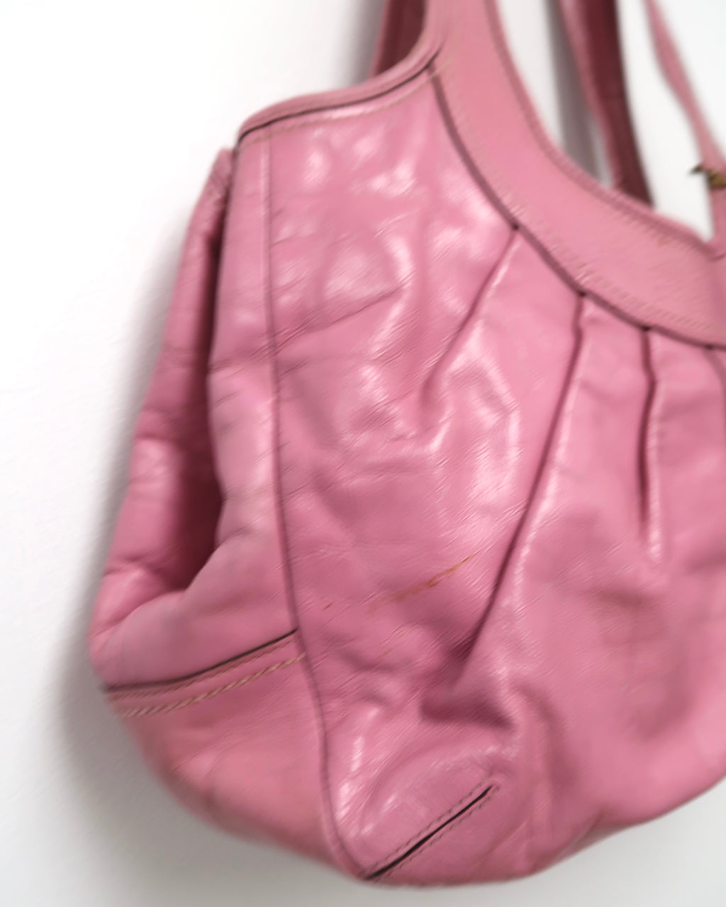 Vintage Coach Ergo Pleated Frame Satchel