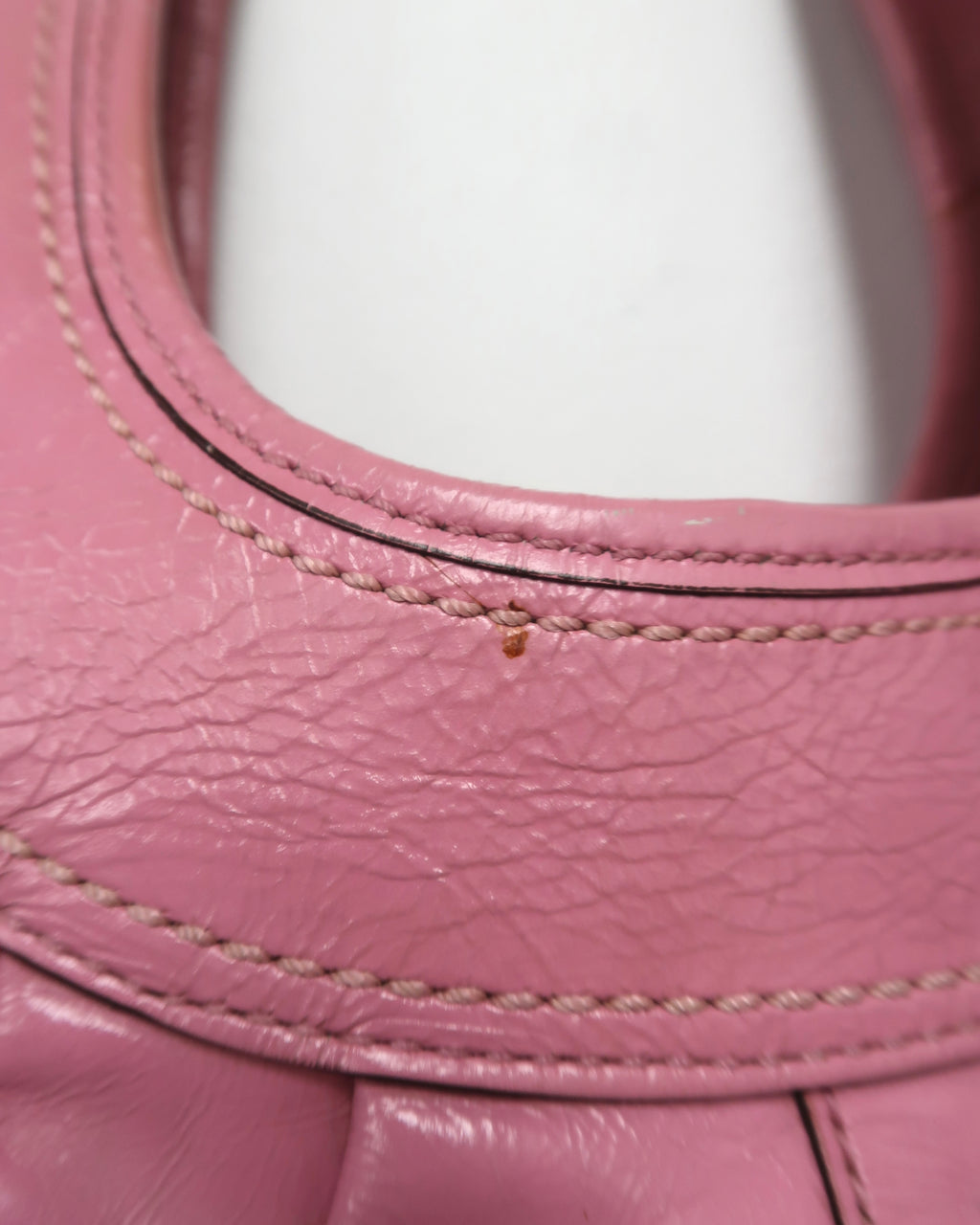 Vintage Coach Ergo Pleated Frame Satchel