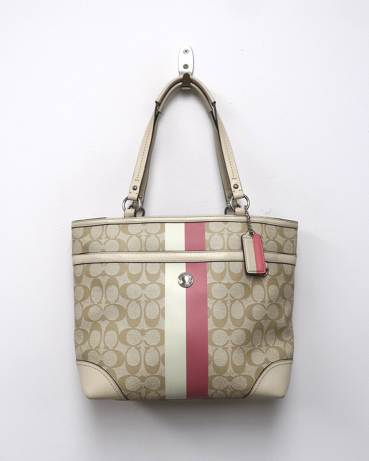 Vintage Coach Chelsea Heritage Signature Tote Bag