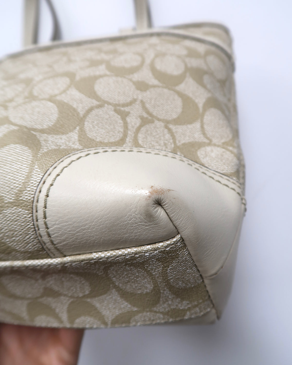 Vintage Coach Chelsea Heritage Signature Tote Bag
