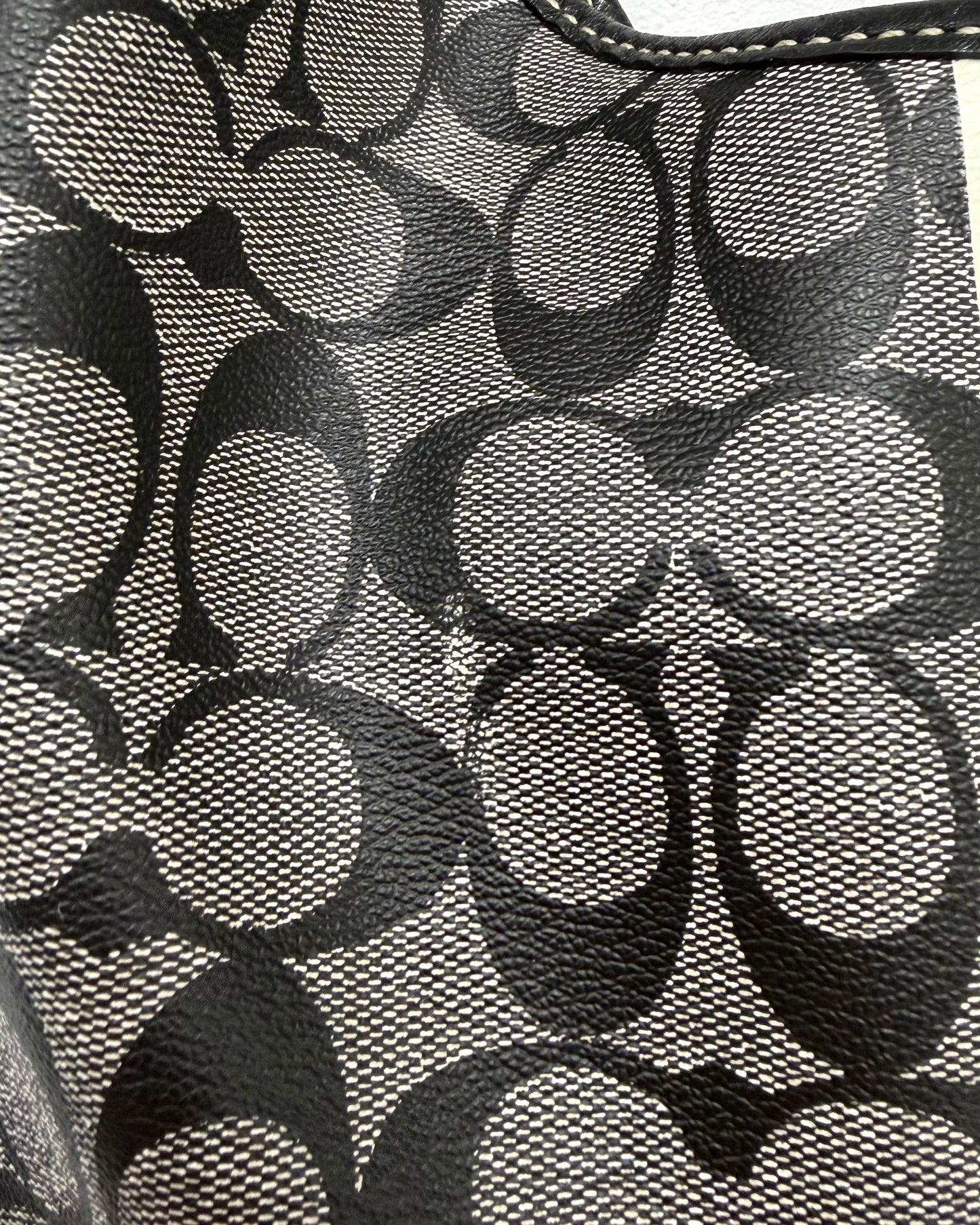 Coach Signature Stripe Chelsea Hobo Shoulder Bag