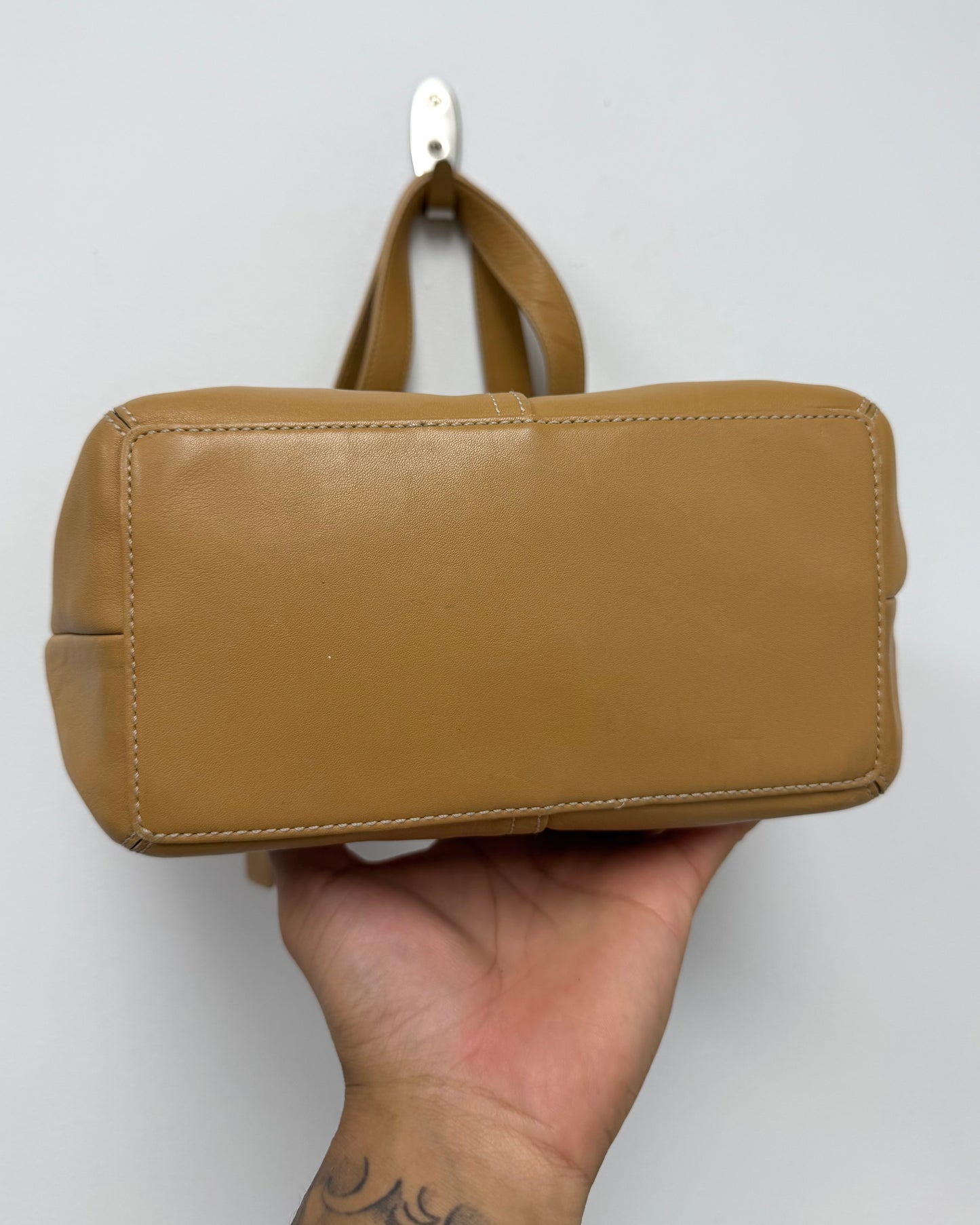 Coach Vintage Hamptons Beige Soft Leather Tote