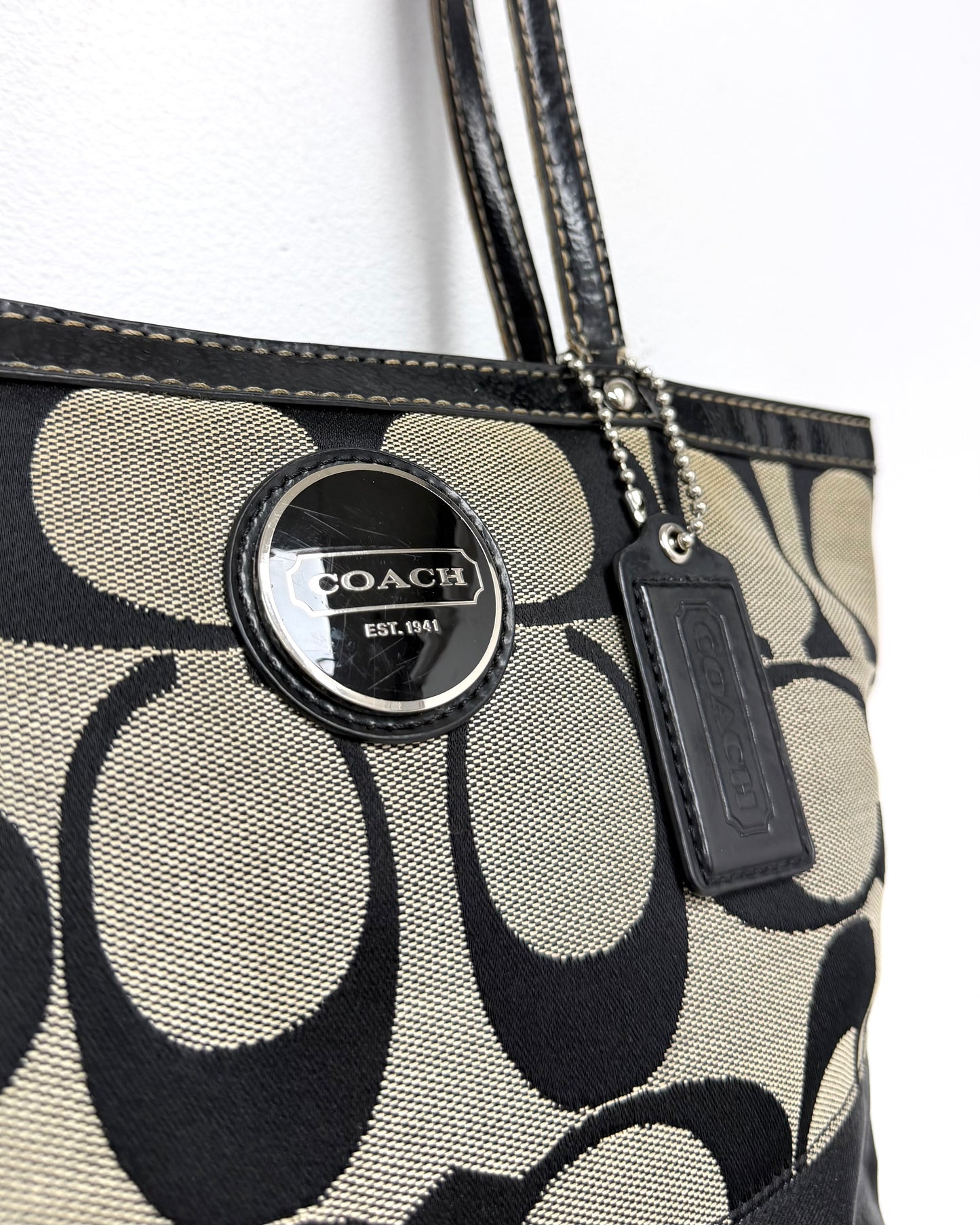 Coach tote handbag