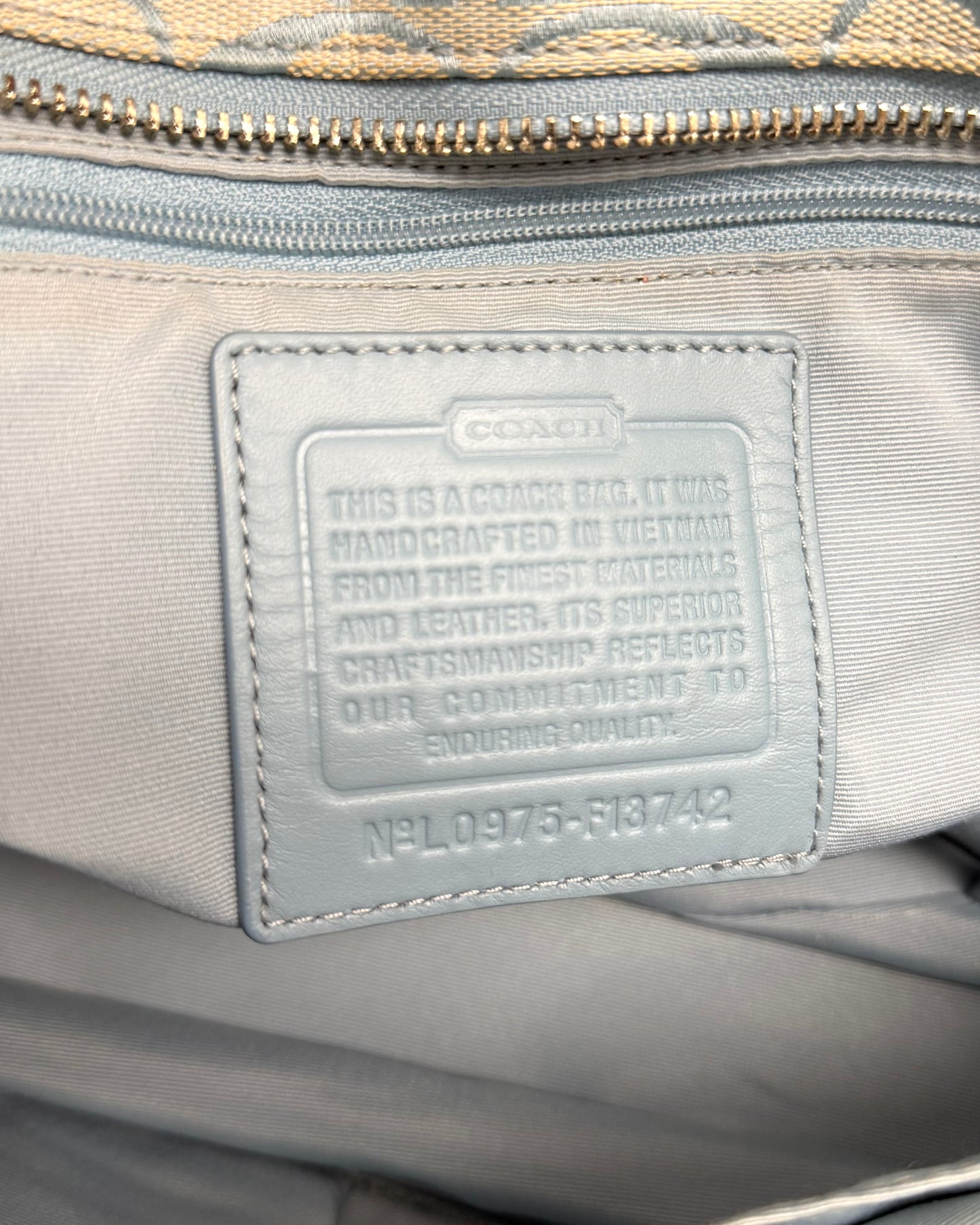 Coach Soho Pleated Signature Shoulder tote