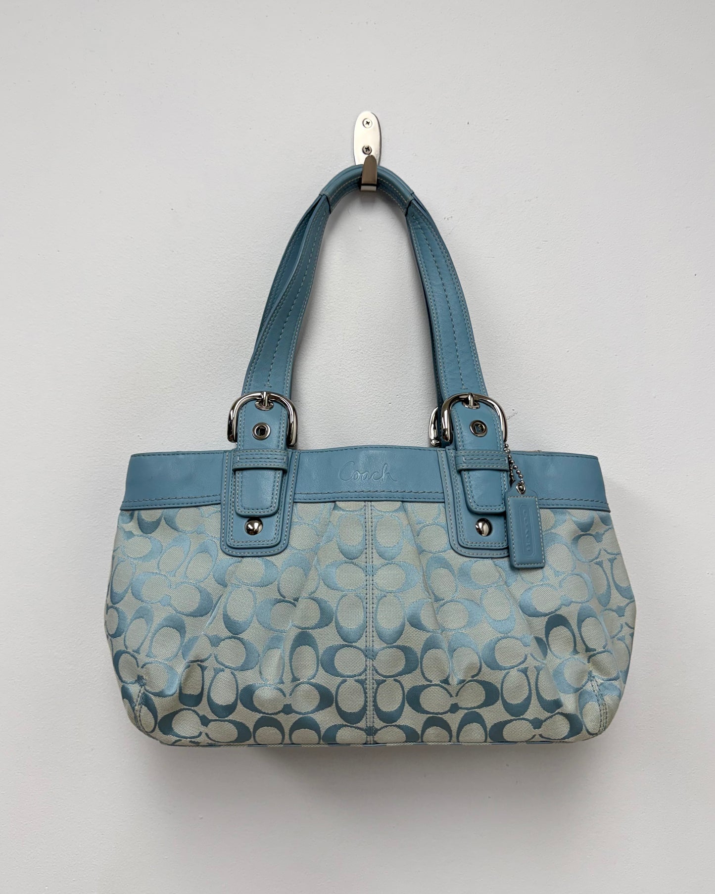 Coach Soho Pleated Signature Shoulder tote