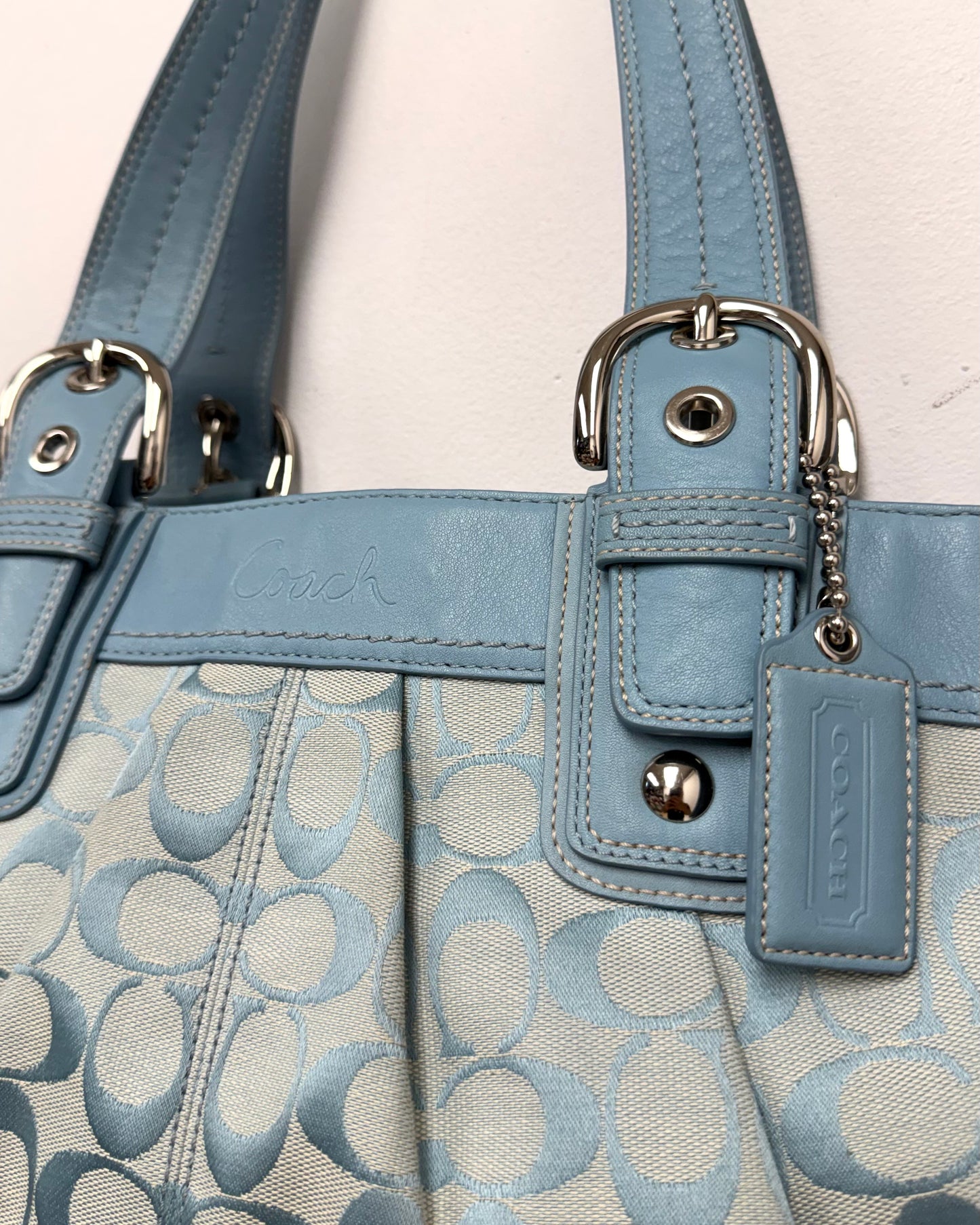 Coach Soho Pleated Signature Shoulder tote