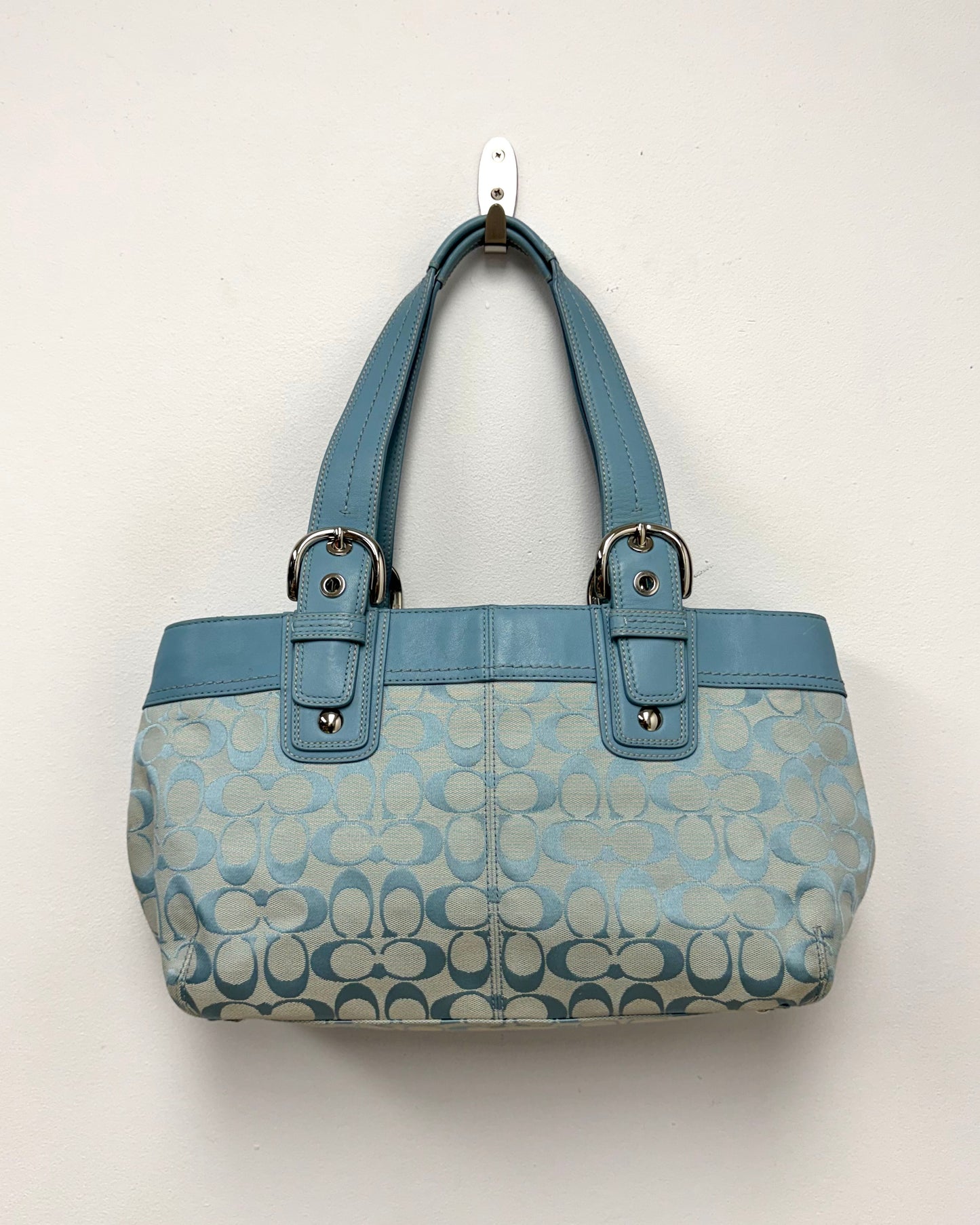 Coach Soho Pleated Signature Shoulder tote