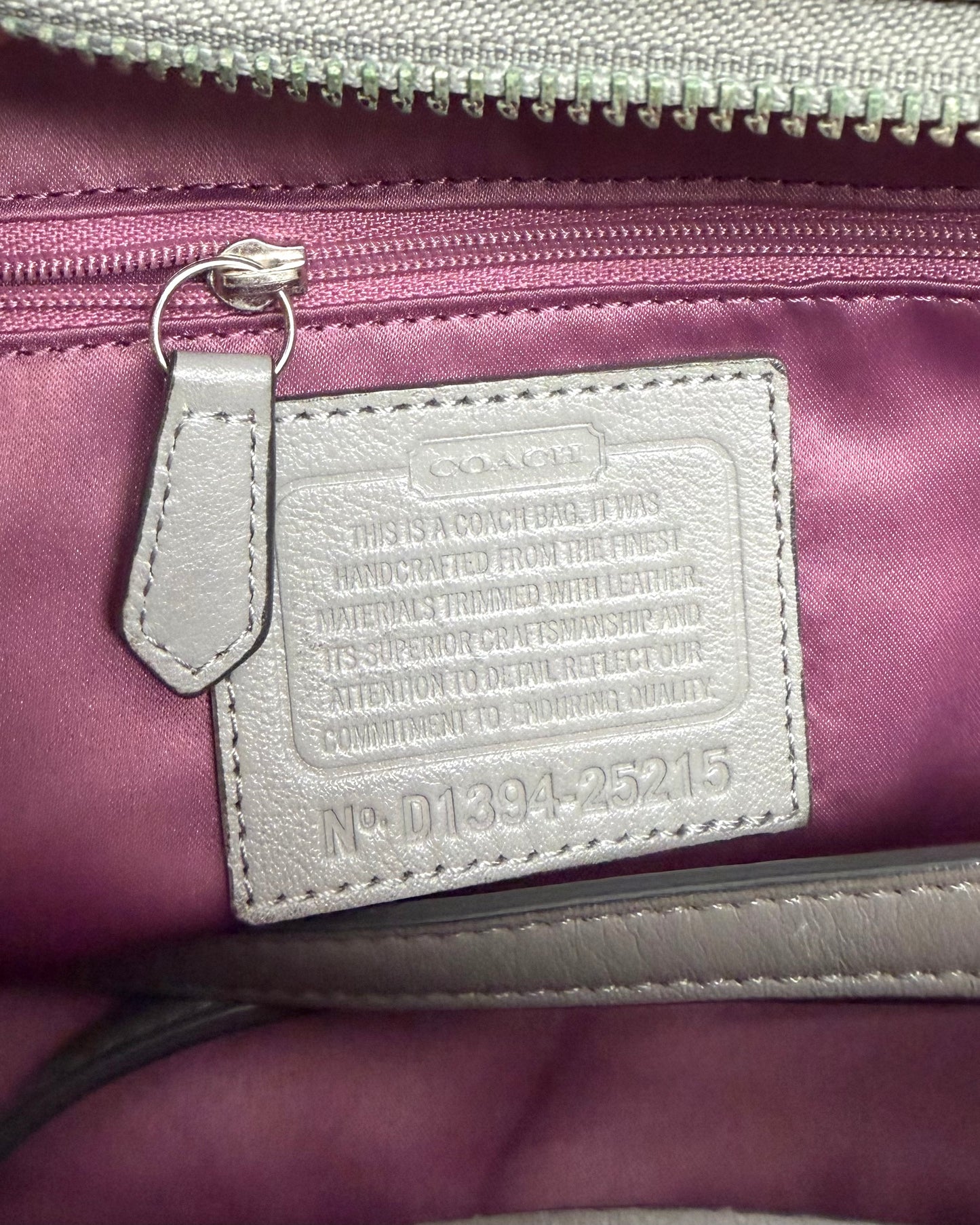 Coach Madison Needlepoint Op Art Satchel