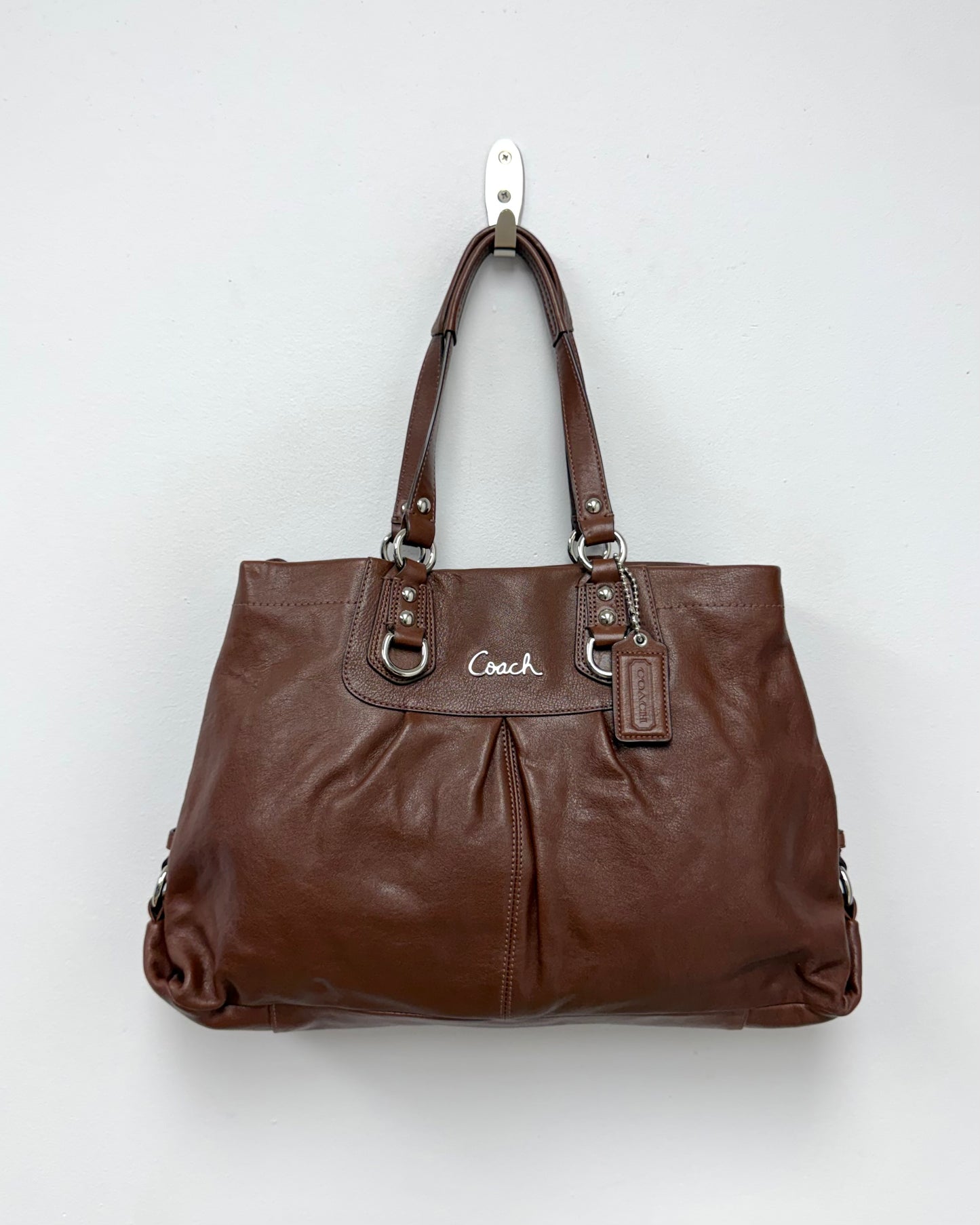 Coach Ashley leather satchel