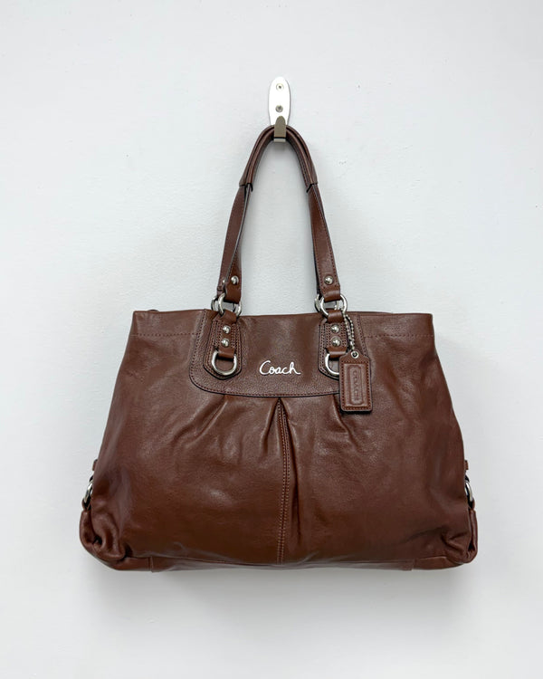 Coach Ashley leather satchel