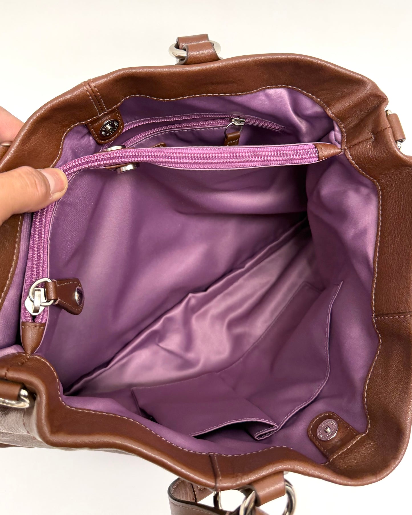 Coach Ashley leather satchel