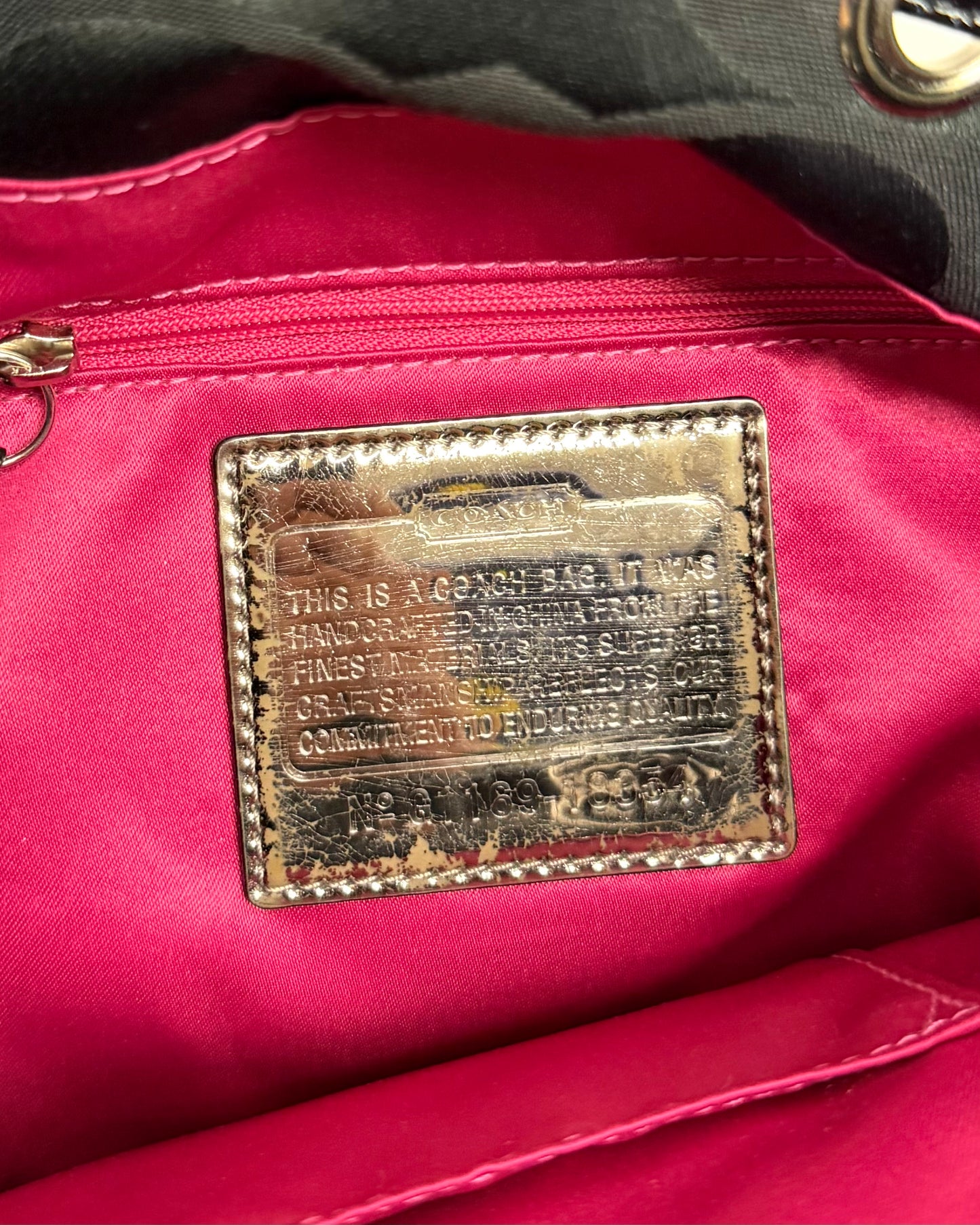 Coach Poppy drawstring bucket purse