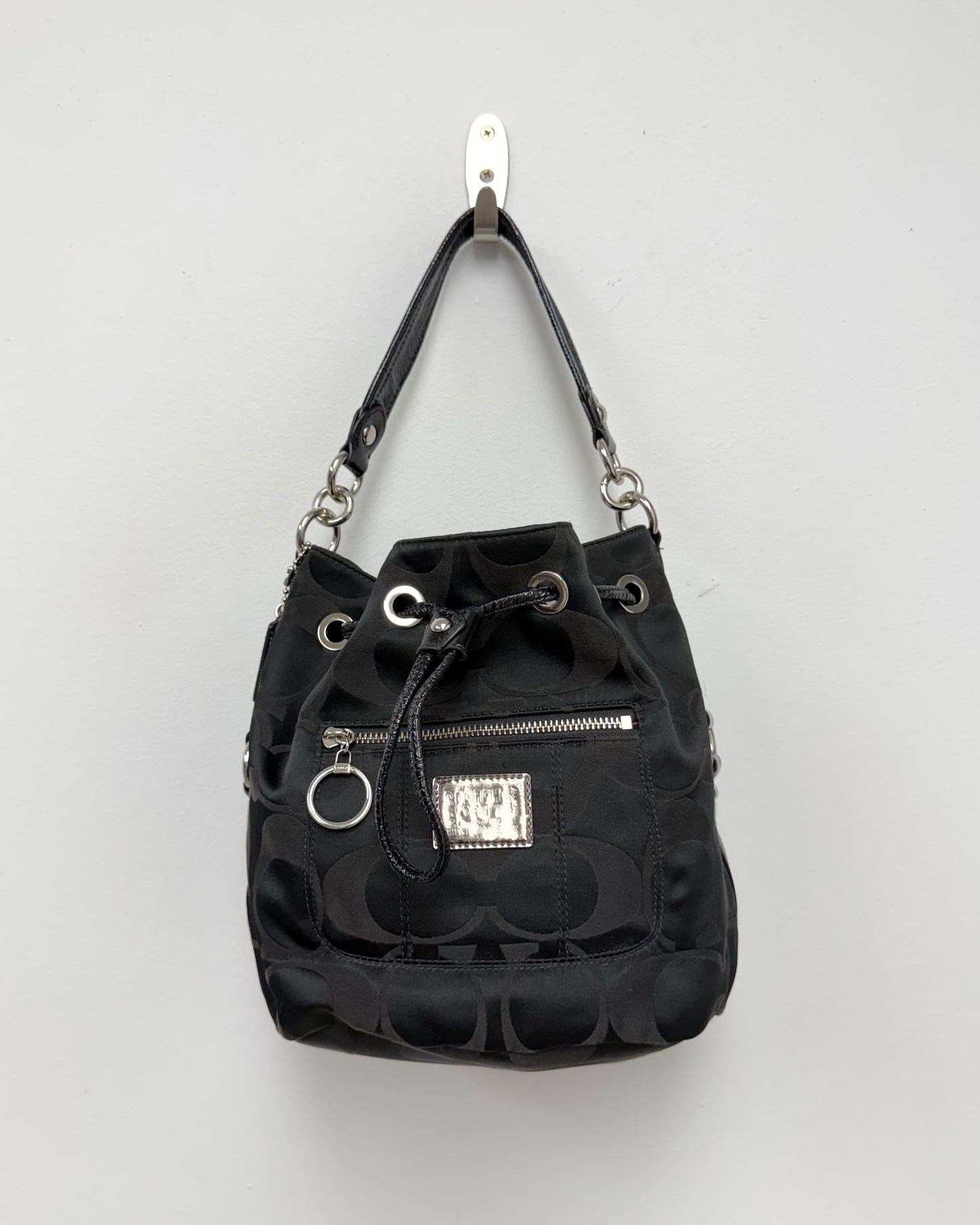 Coach Poppy drawstring bucket purse