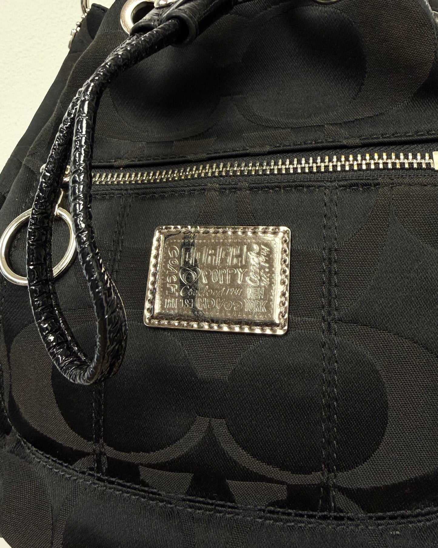 Coach Poppy drawstring bucket purse