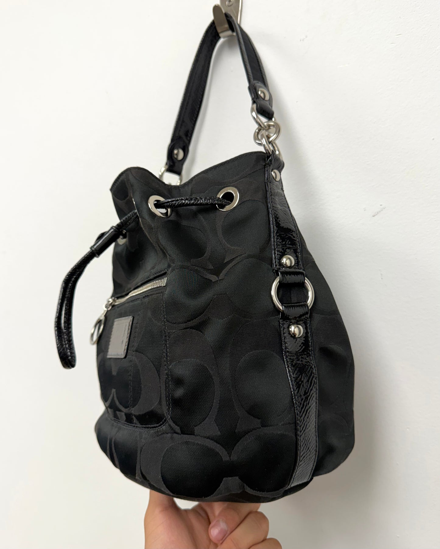 Coach Poppy drawstring bucket purse