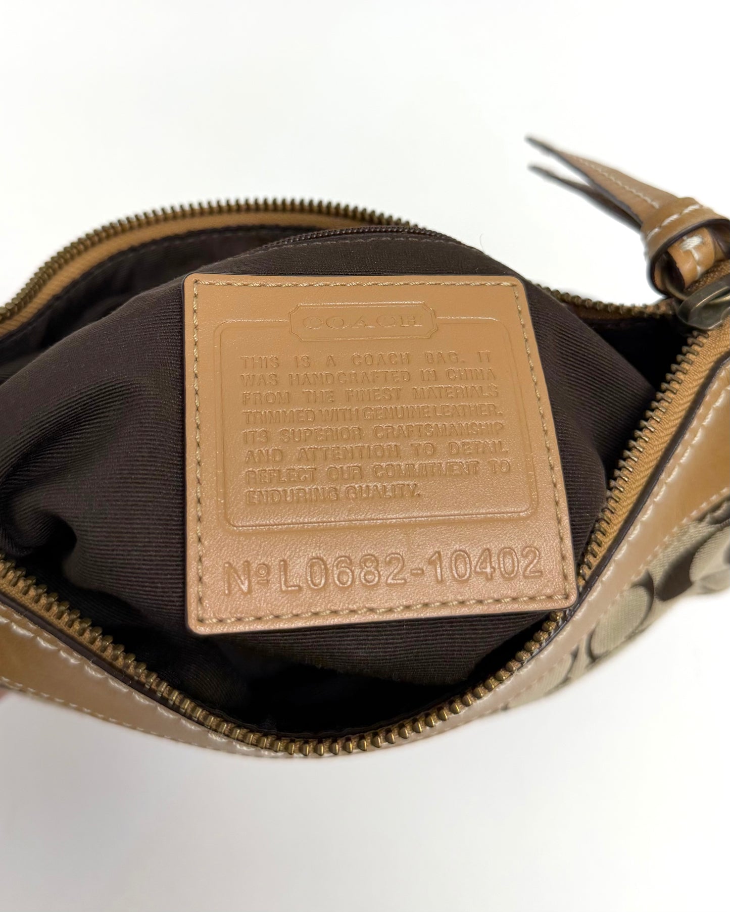 Coach Signature crossbody bag