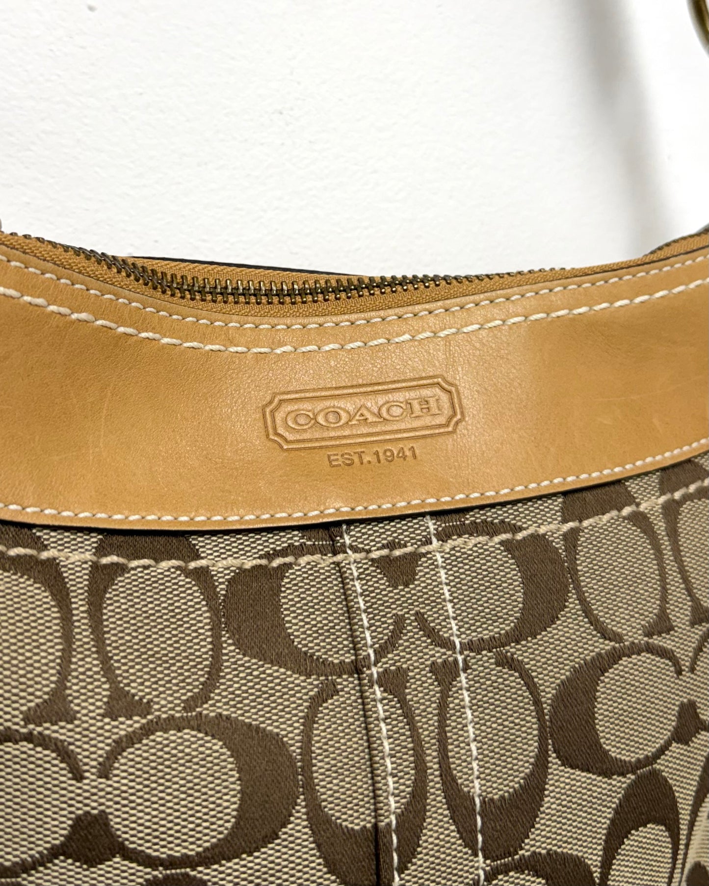Coach Signature crossbody bag