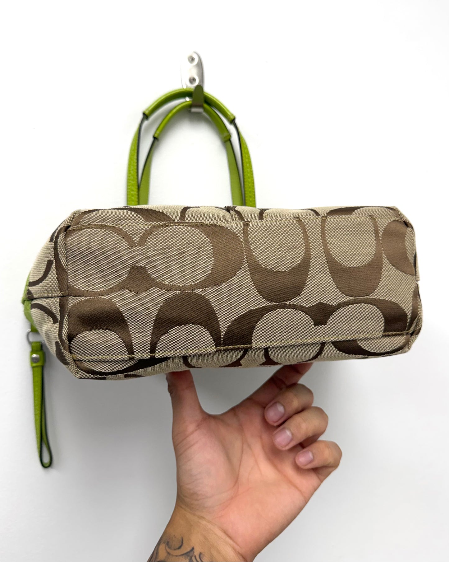Coach Signature Stripe Tote