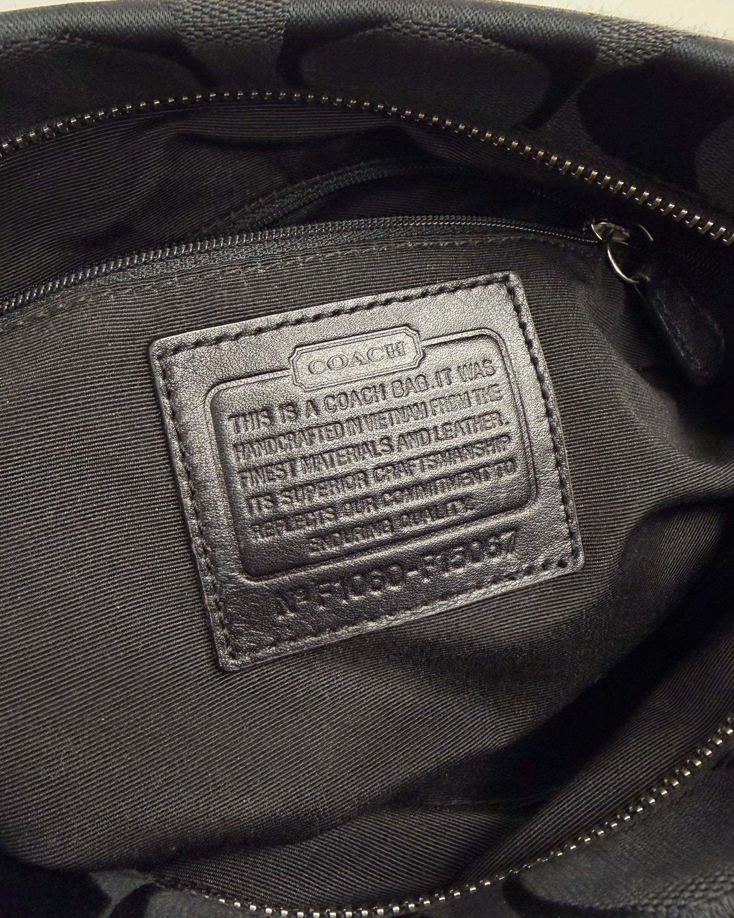 Coach Signature Jacquard duffle shoulder bag