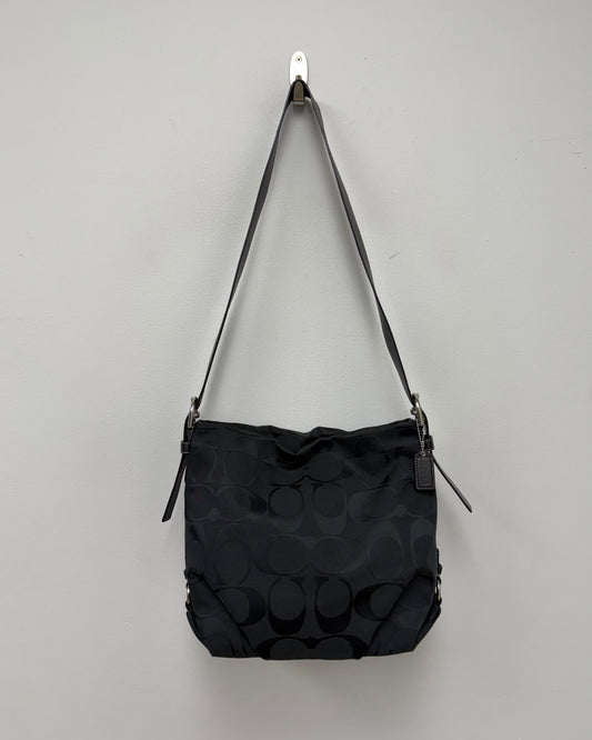 Coach Signature Jacquard duffle shoulder bag