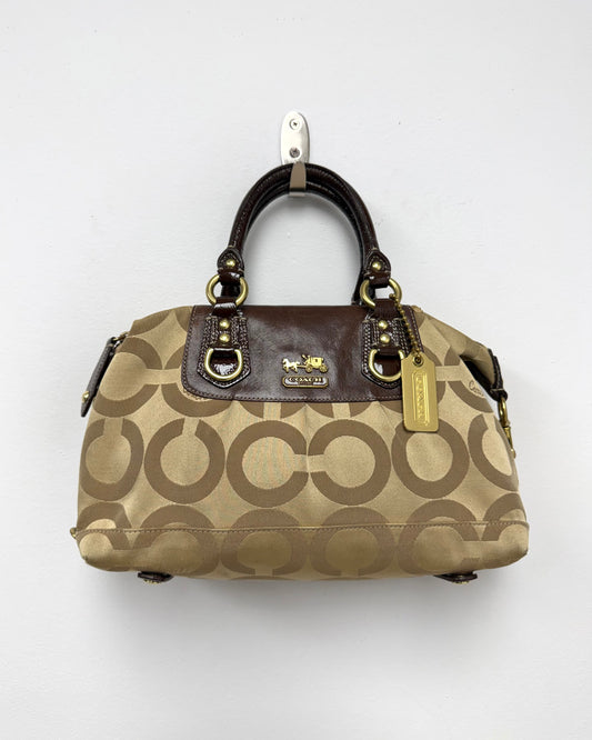Coach Madison Dotted Op Art Sophia satchel