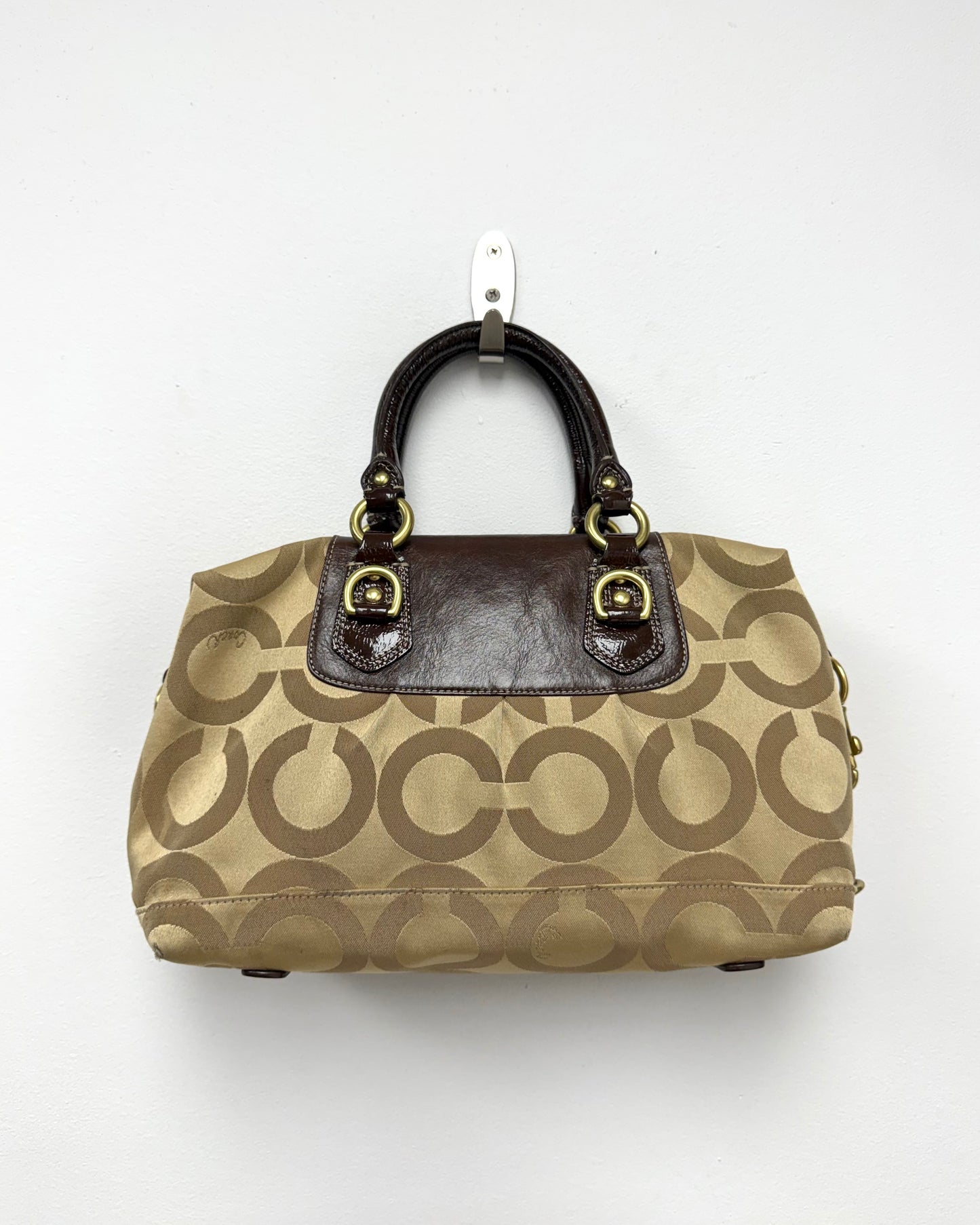 Coach Madison Dotted Op Art Sophia satchel