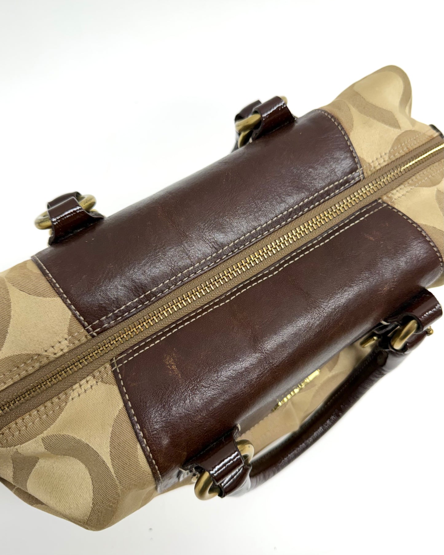 Coach Madison Dotted Op Art Sophia satchel