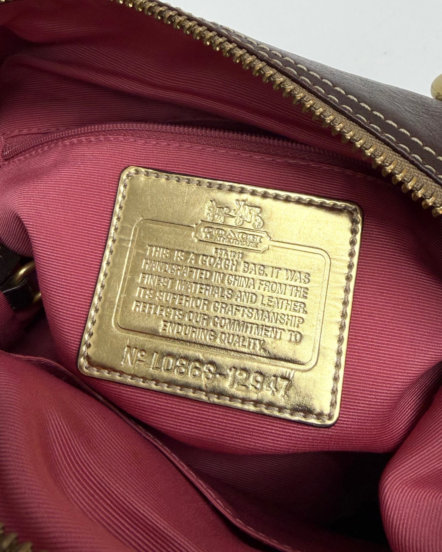 Coach Madison Dotted Op Art Sophia satchel