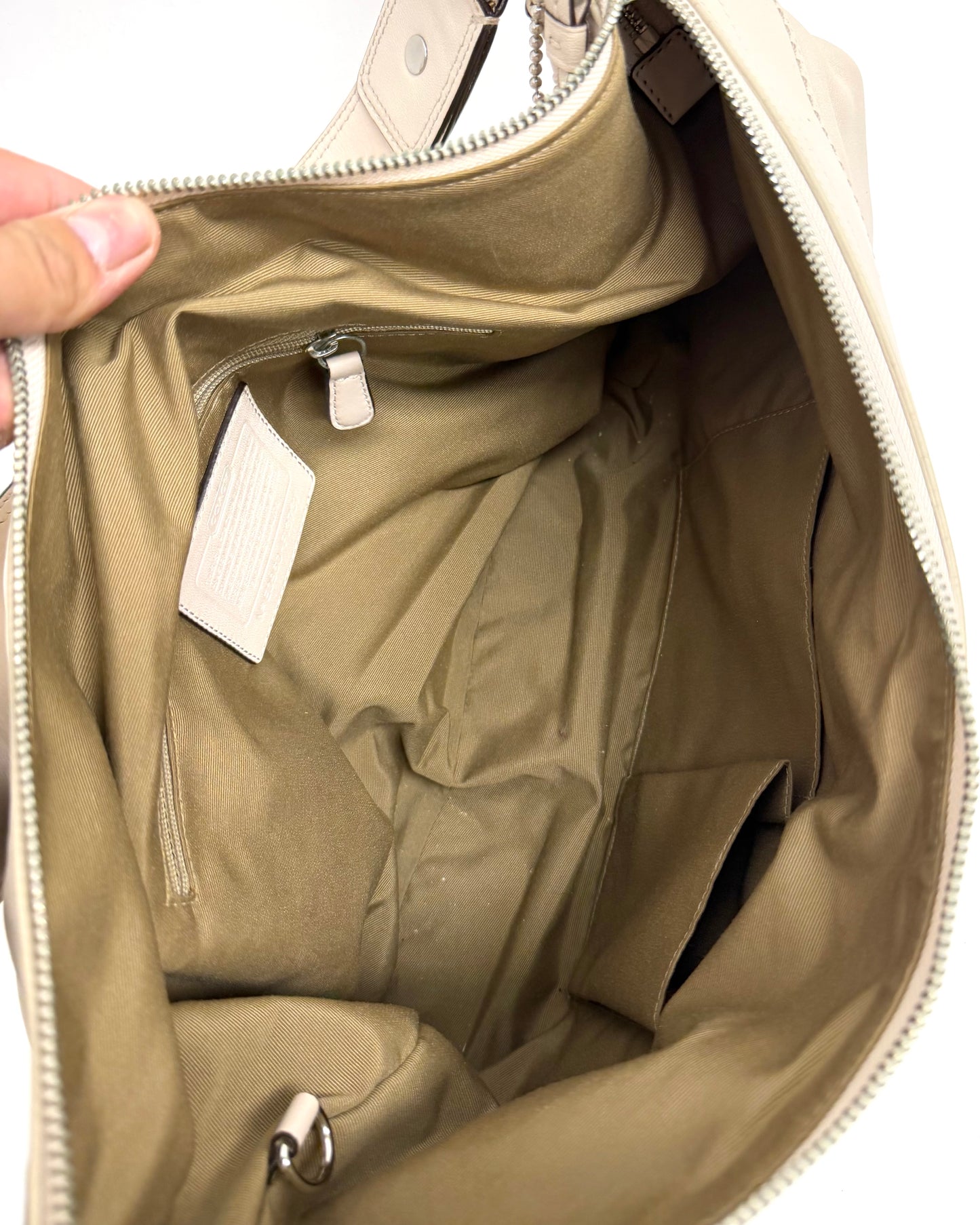 Leather Coach Soho hobo bag