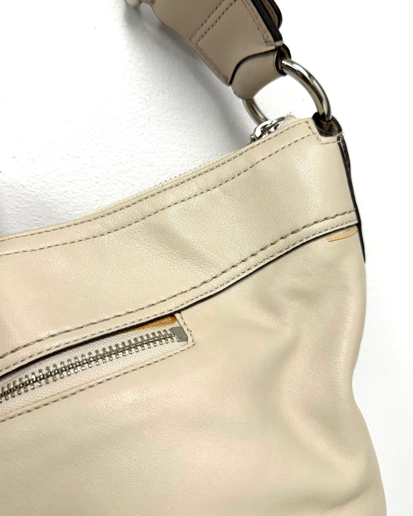 Leather Coach Soho hobo bag