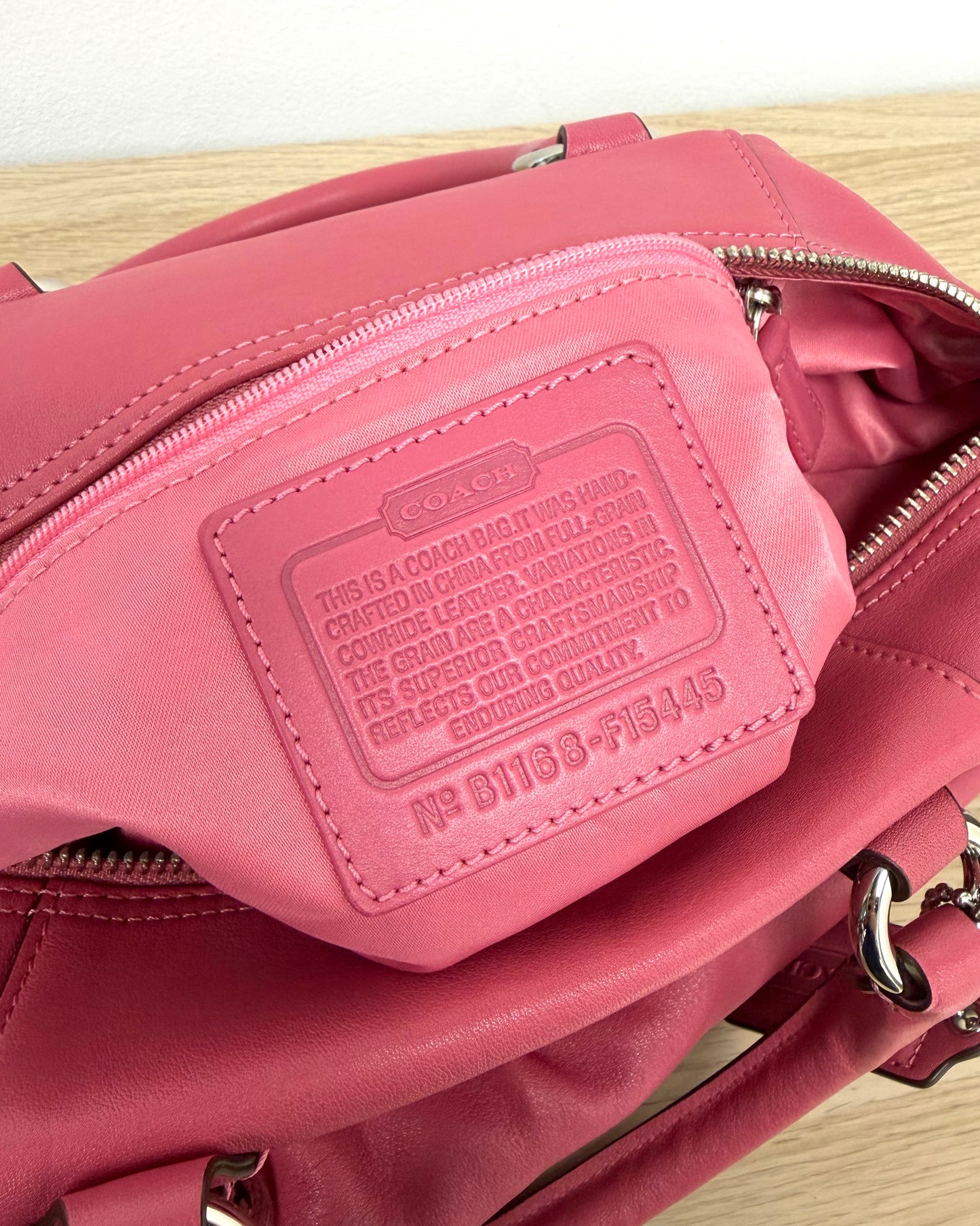 Coach Ashley Leather Satchel