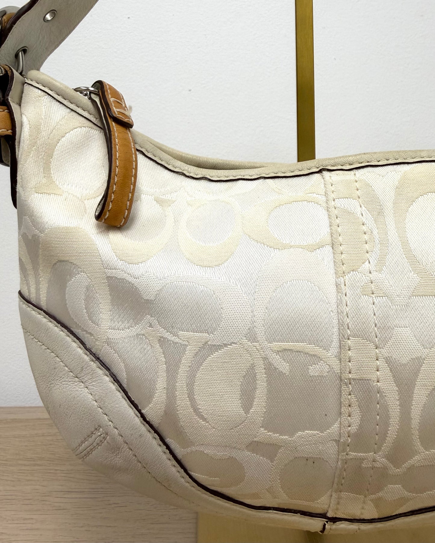 Coach Signature Optic Hobo handbag