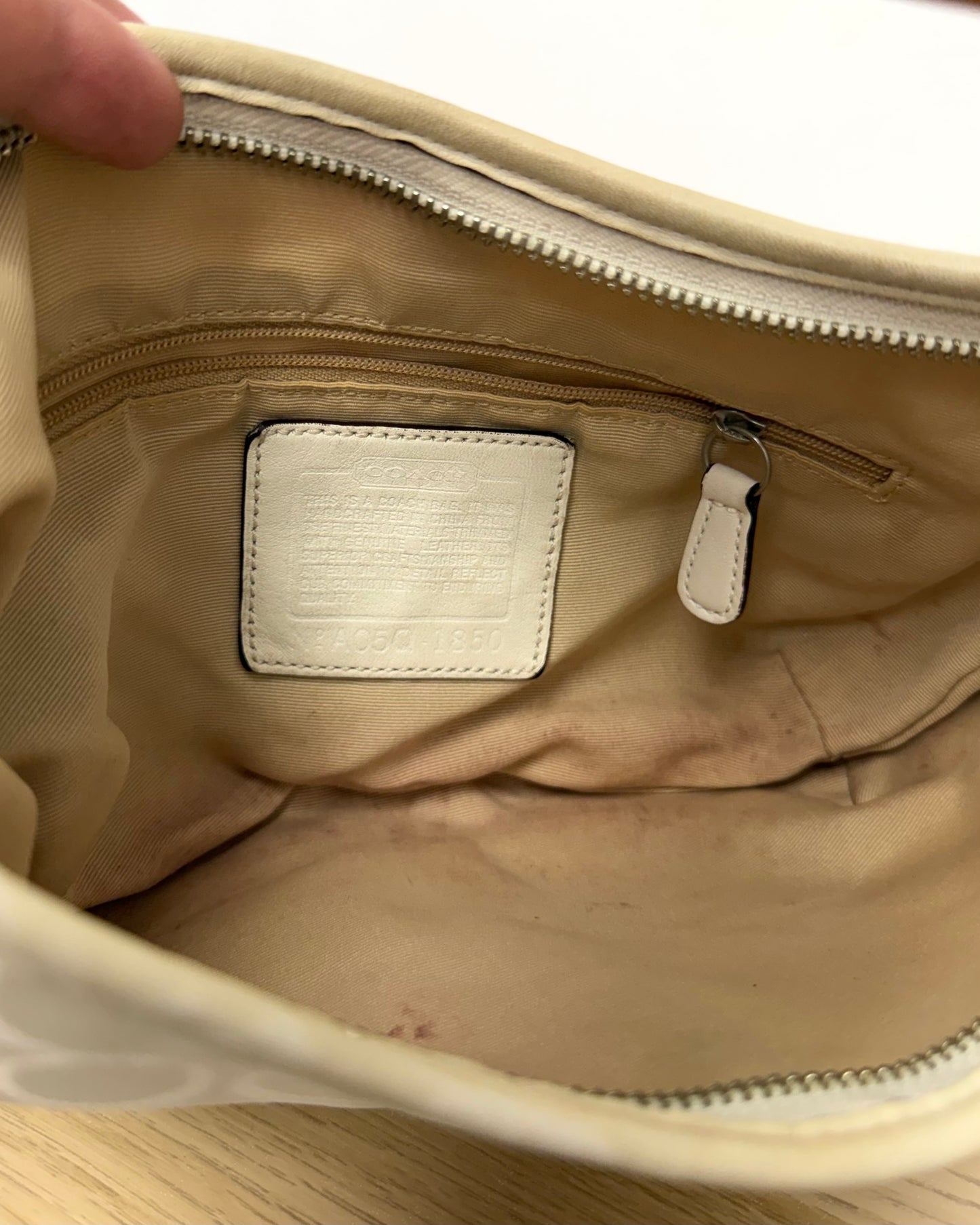 Coach Signature Optic Hobo handbag