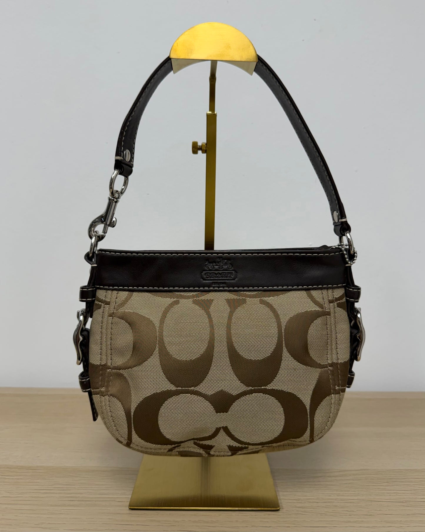 Coach Zoe Signature Mini Shoulder Bag