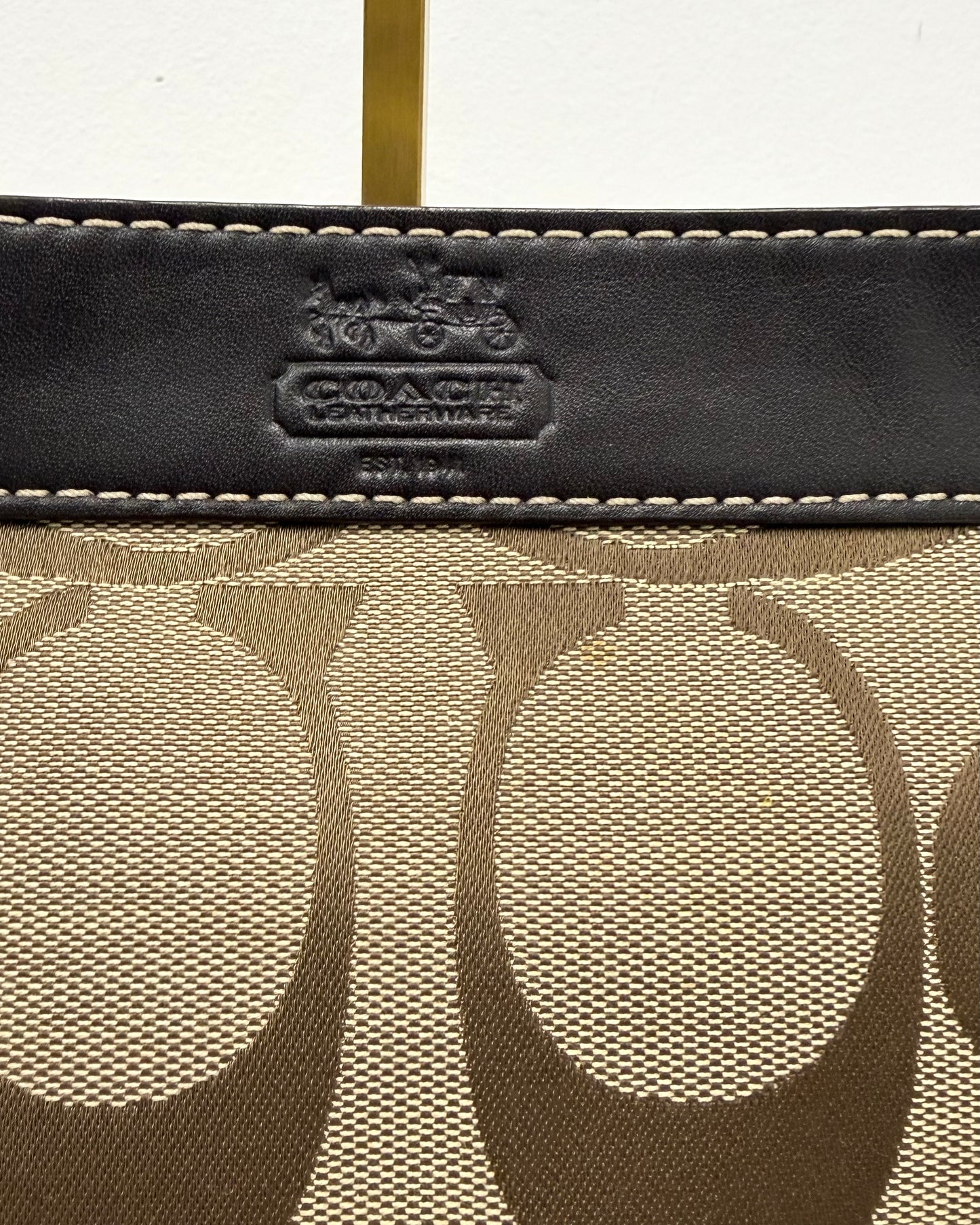 Coach Zoe Signature Mini Shoulder Bag