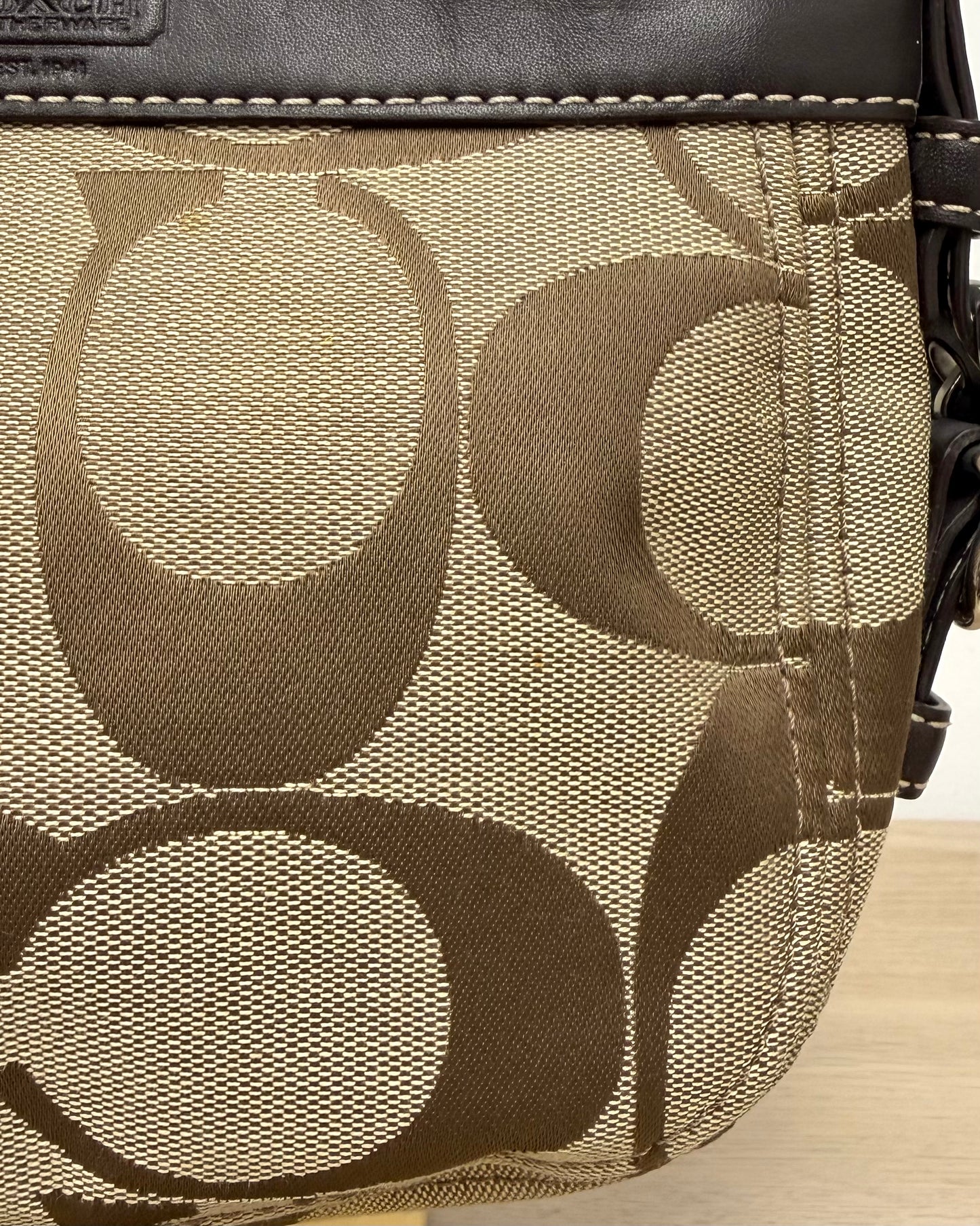 Coach Zoe Signature Mini Shoulder Bag