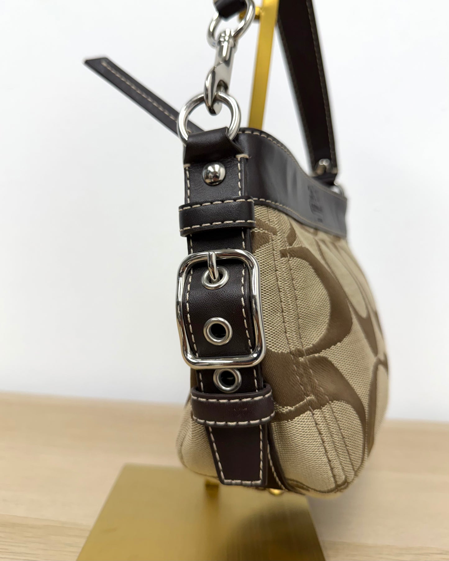 Coach Zoe Signature Mini Shoulder Bag