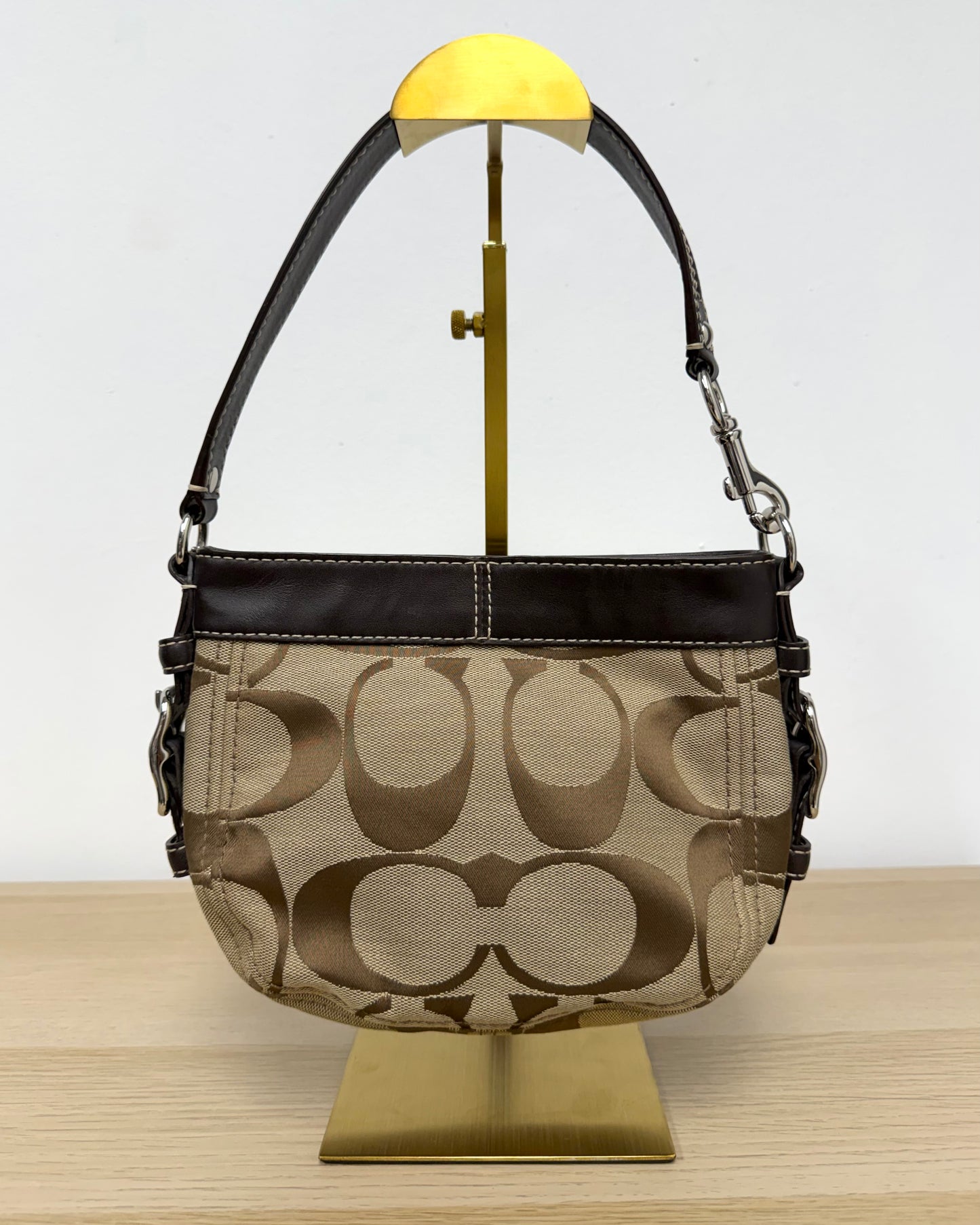 Coach Zoe Signature Mini Shoulder Bag