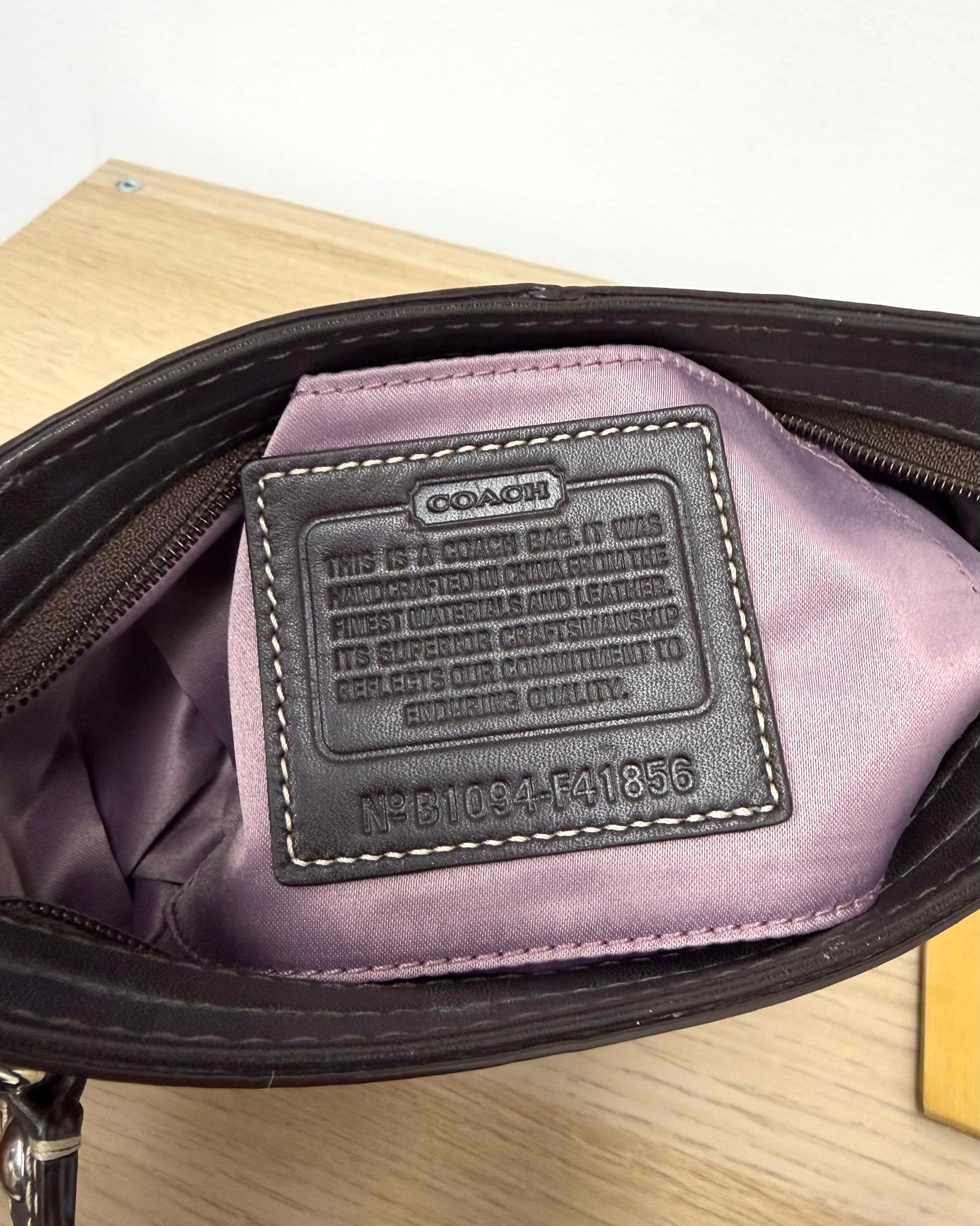 Coach Zoe Signature Mini Shoulder Bag