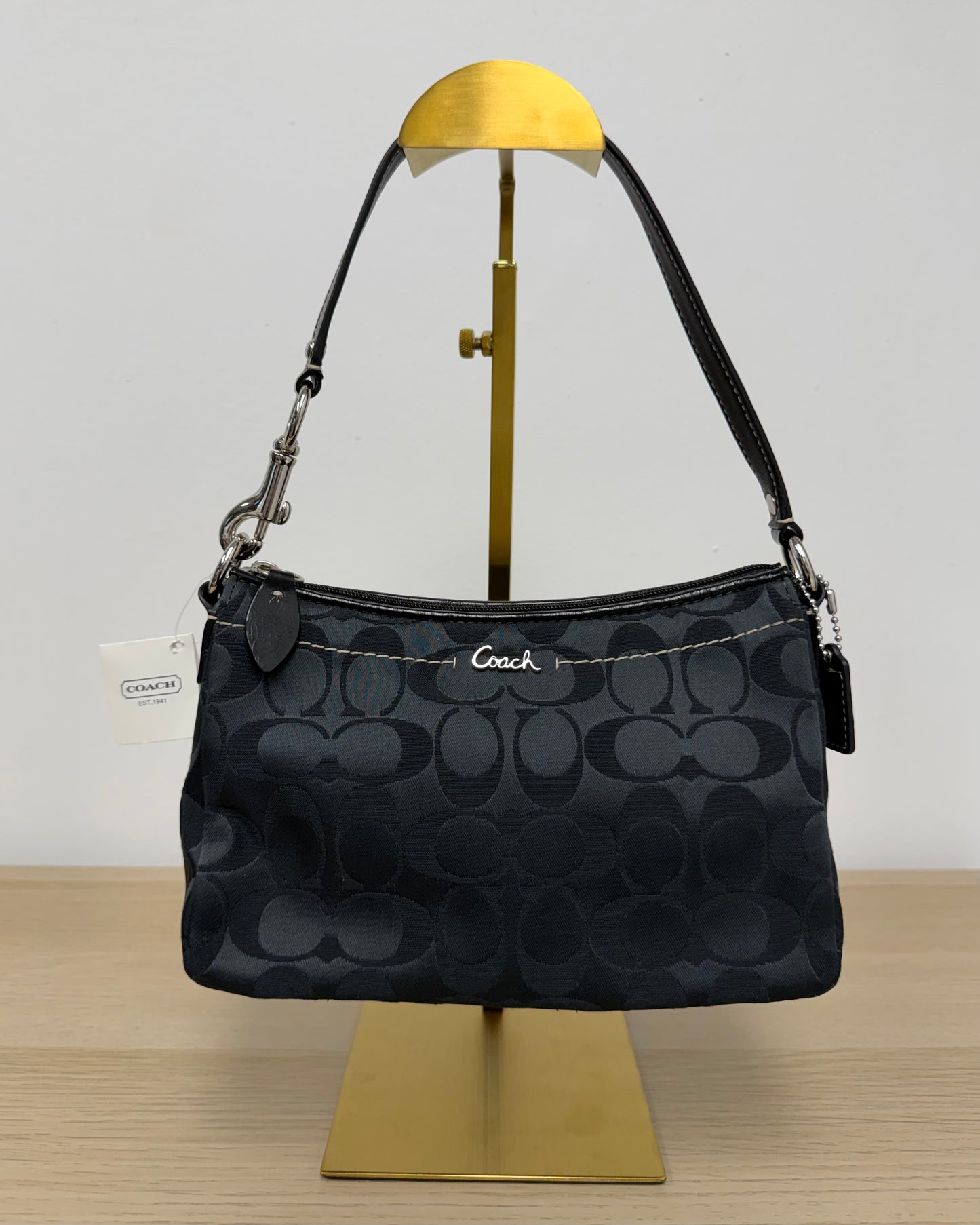 Vintage Coach Legacy Hampton baguette handbag